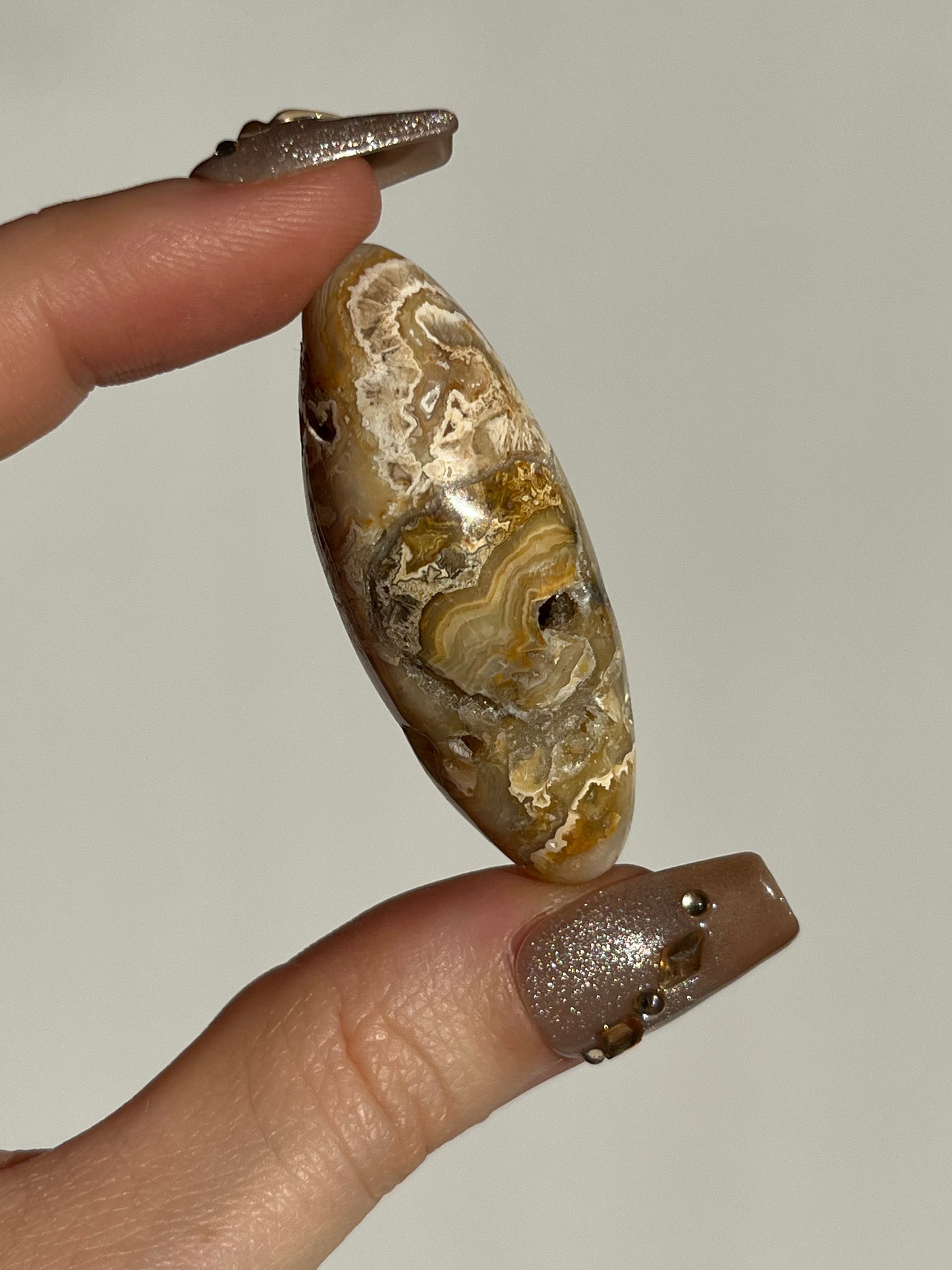 Golden Lace Agate Shiva C
