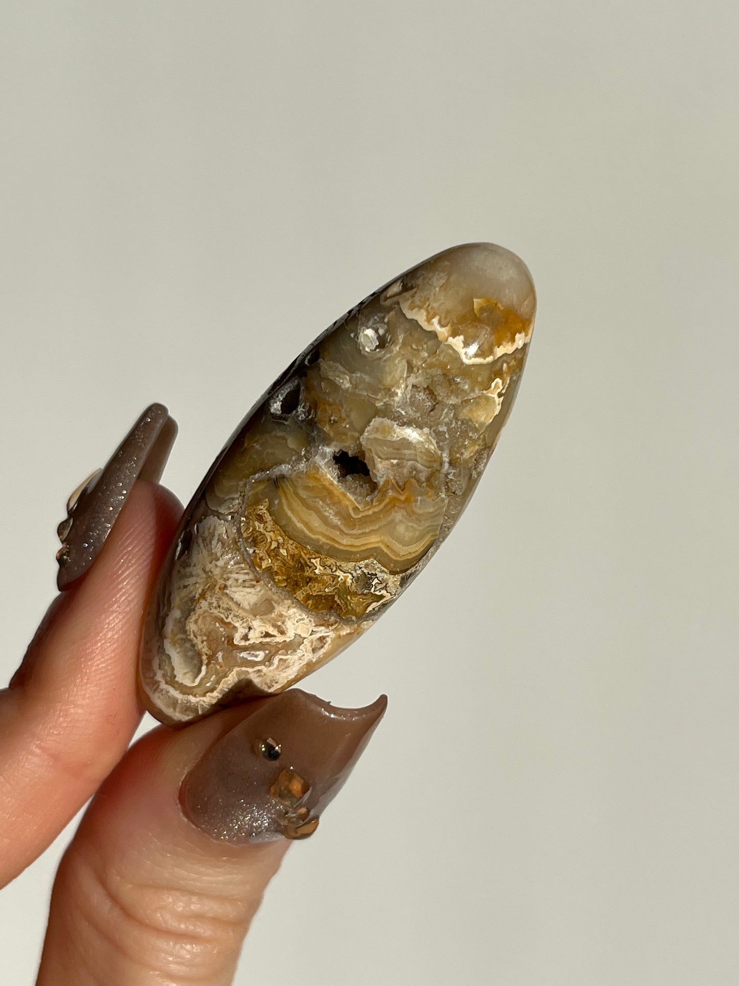 Golden Lace Agate Shiva C