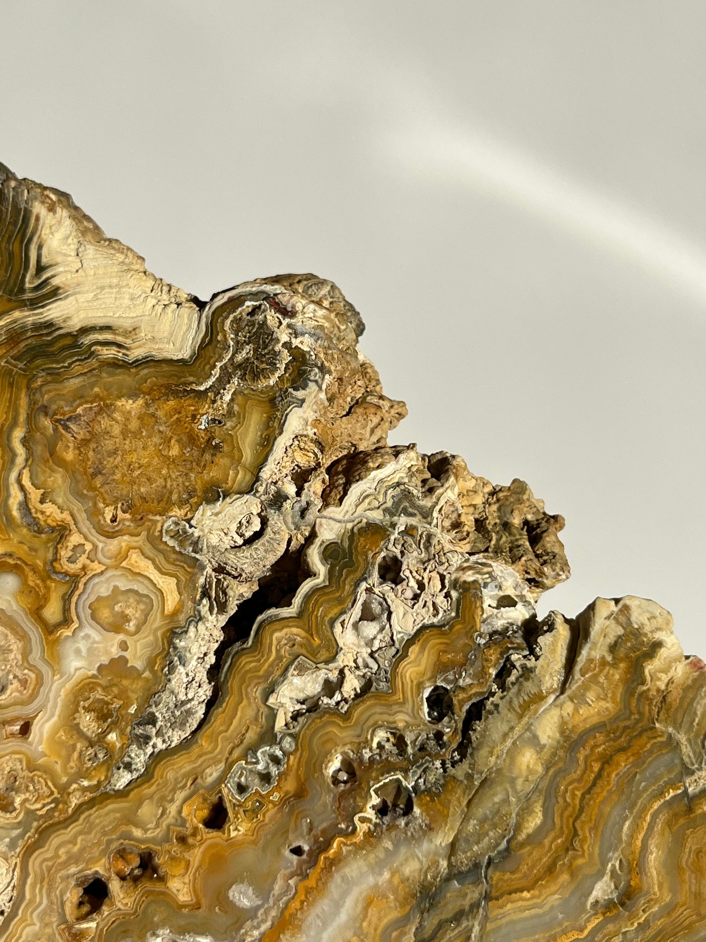 Golden Lace Agate Slab