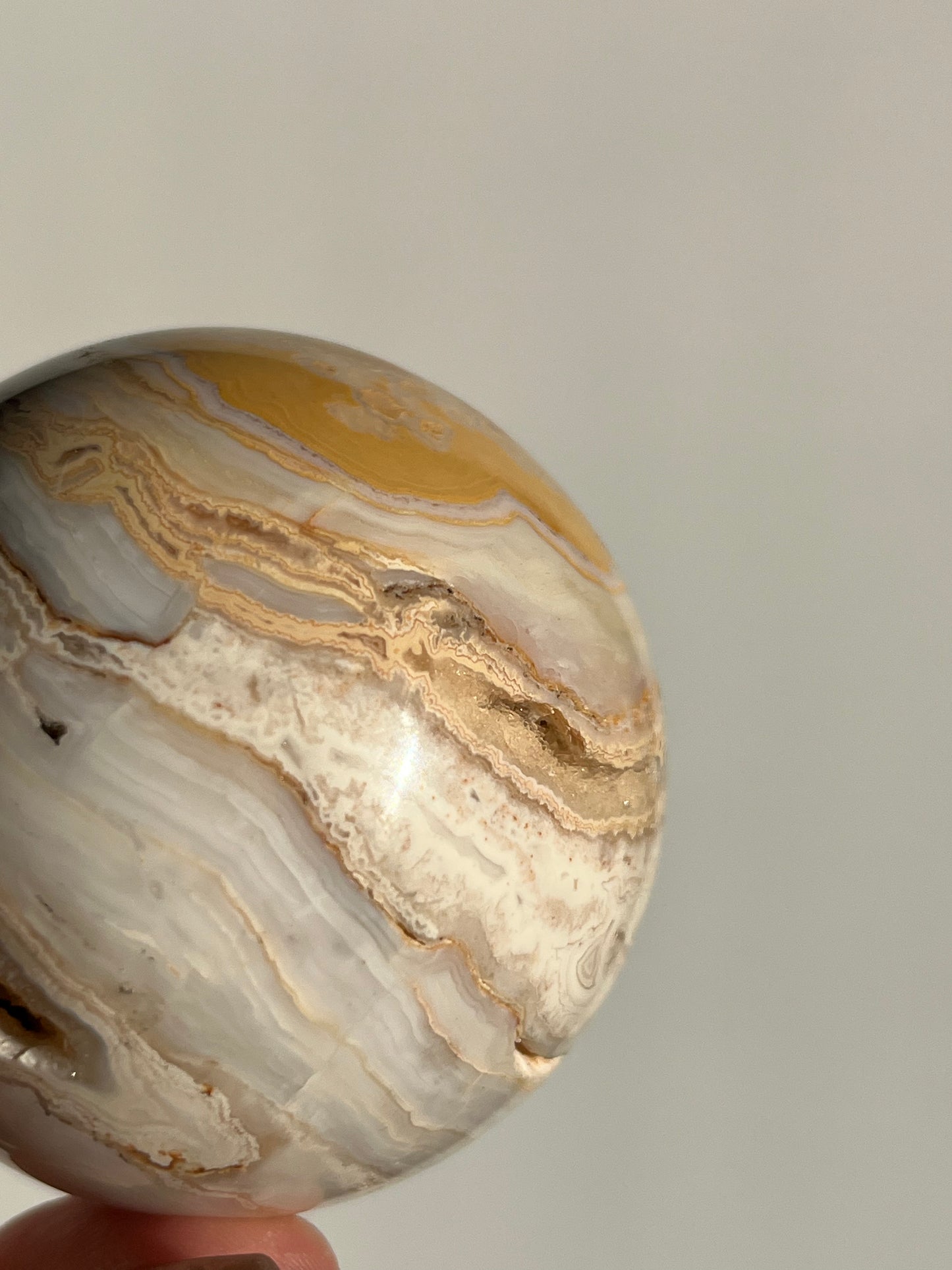 Druzy Golden Lace Agate Sphere G