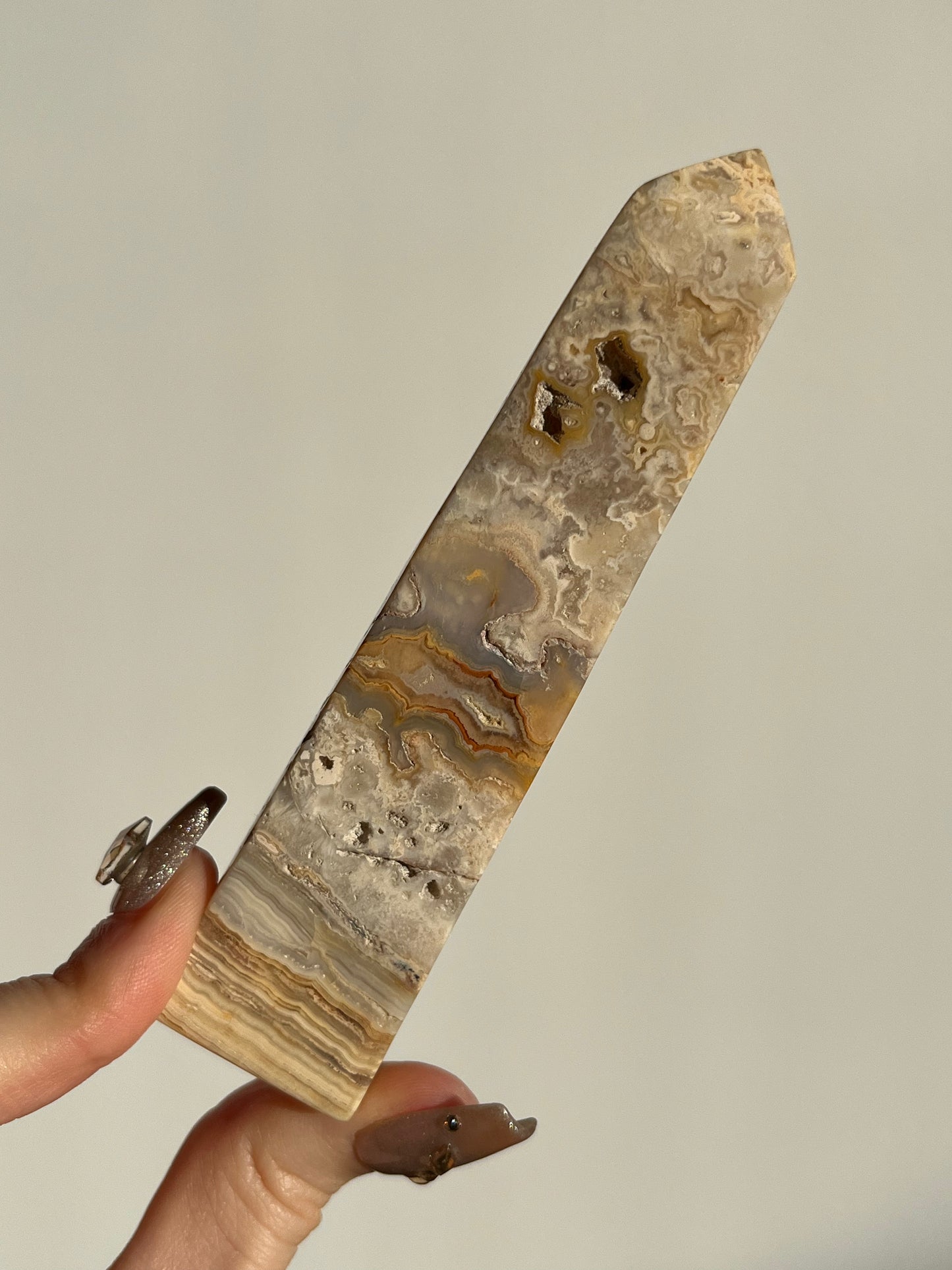 Golden Lace Agate Tower B