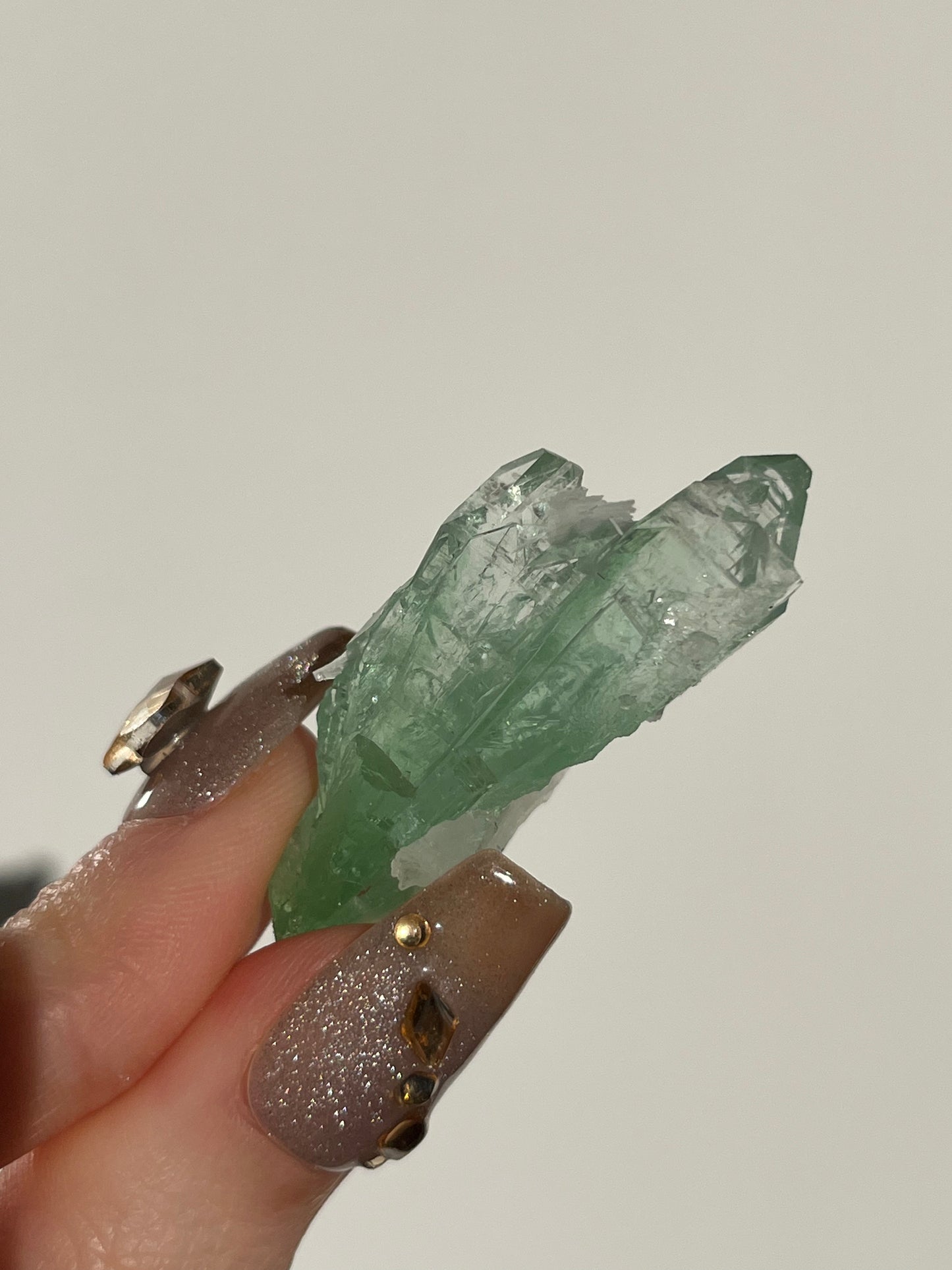 Pointed Fluorapophyllite with Stilbite and Scolecite Specimen C