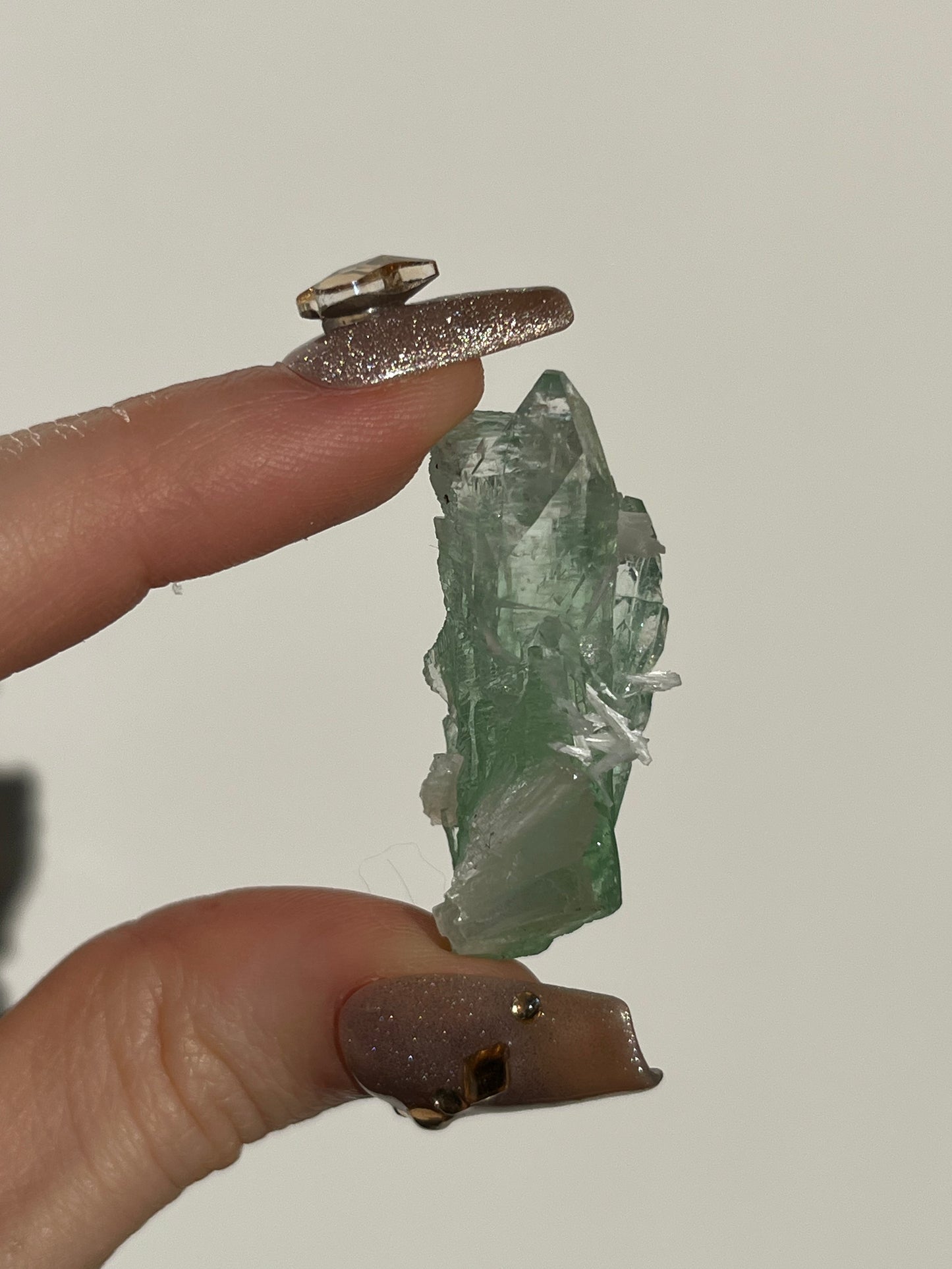 Pointed Fluorapophyllite with Stilbite and Scolecite Specimen C