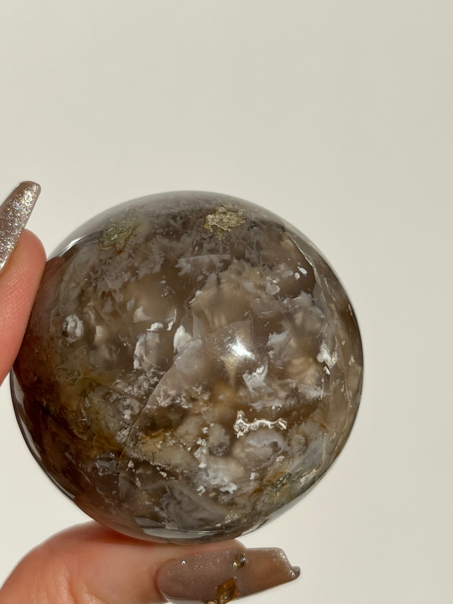 Halimun Flower Chalcedony Sphere B