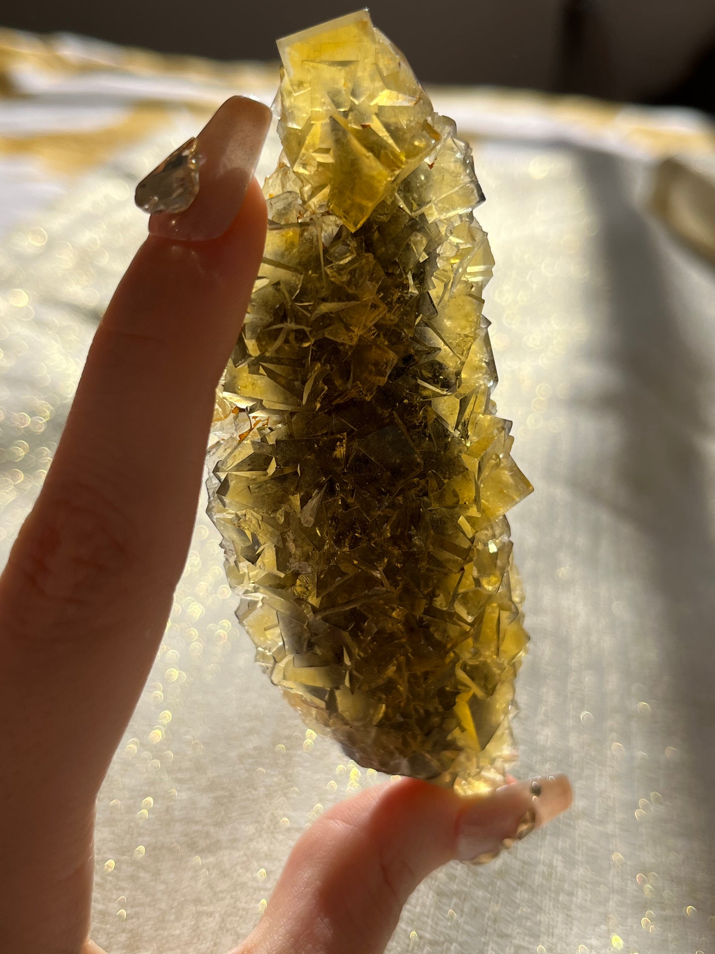 Honey Blue Pocket Okorusu Fluorite Specimen