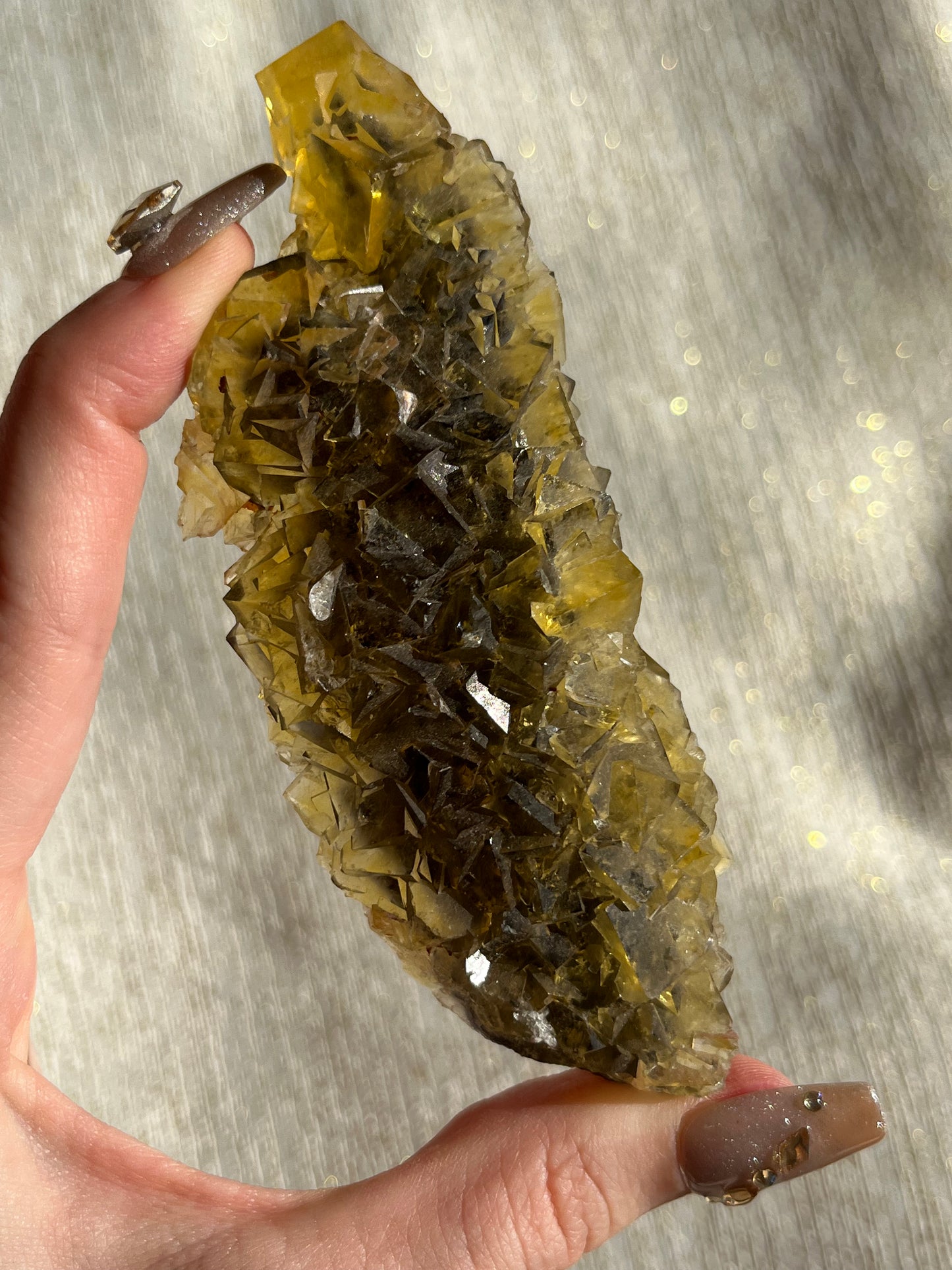 Honey Blue Pocket Okorusu Fluorite Specimen