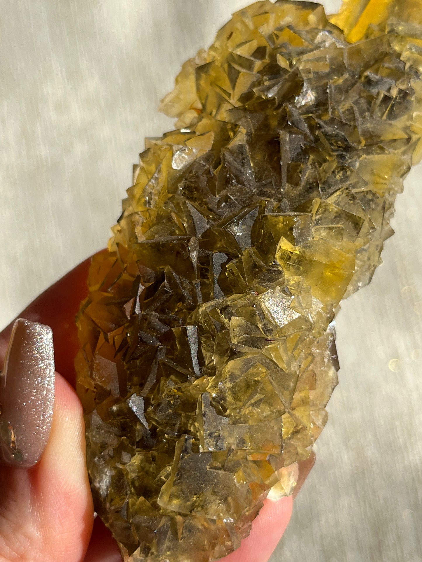 Honey Blue Pocket Okorusu Fluorite Specimen