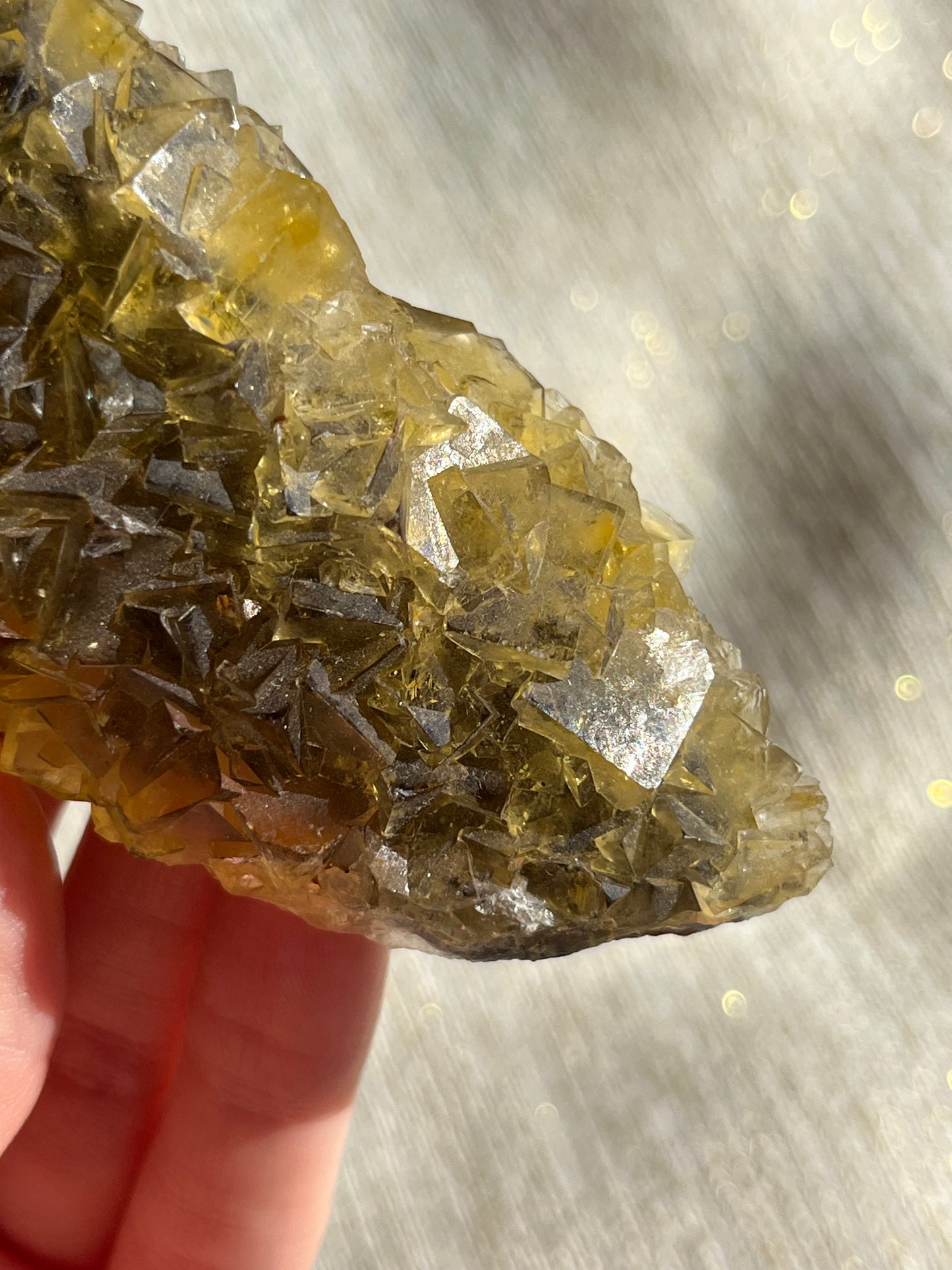 Honey Blue Pocket Okorusu Fluorite Specimen