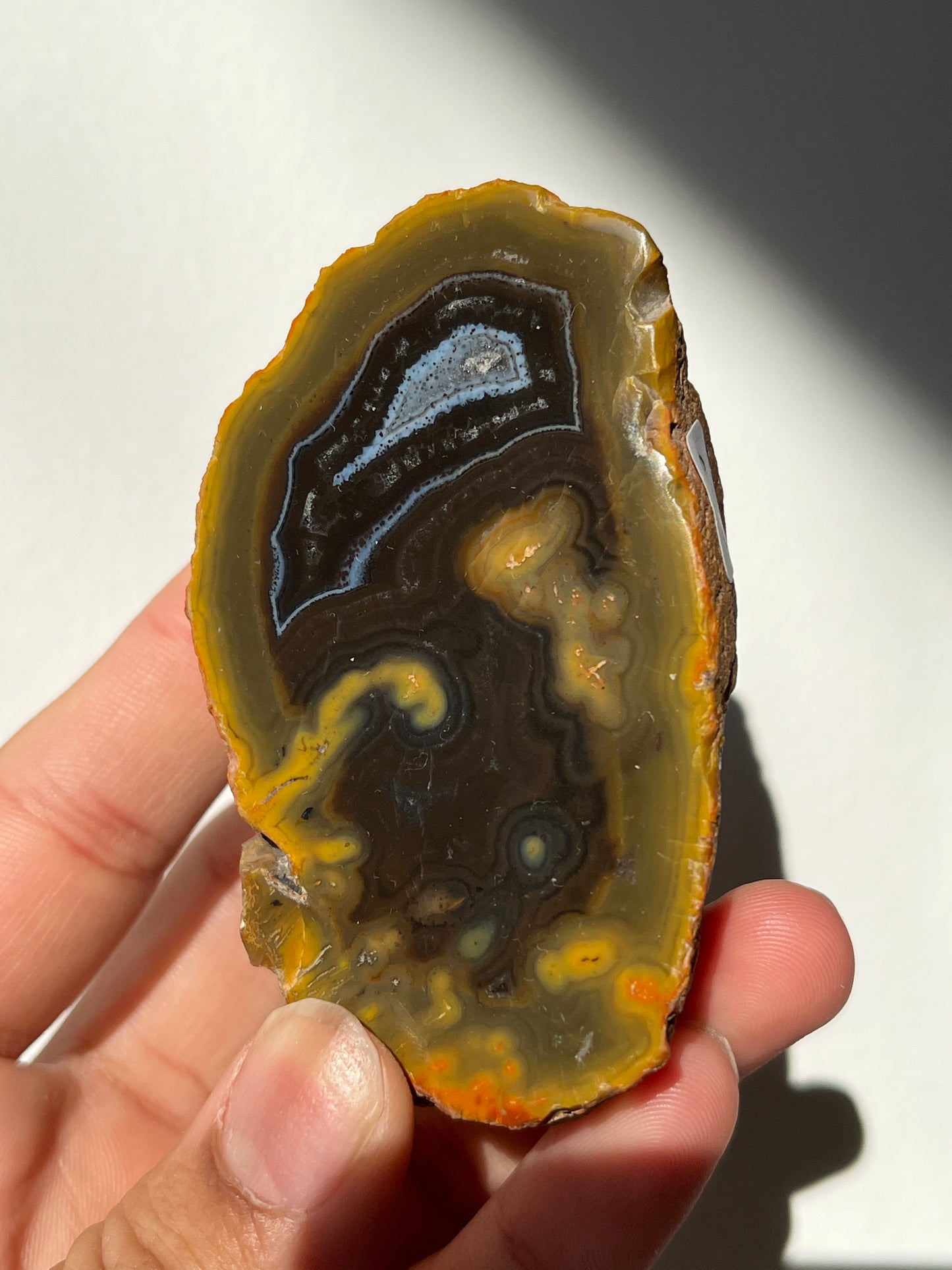 'Galactic Oracle' East Indonesian Face Pattern Agate