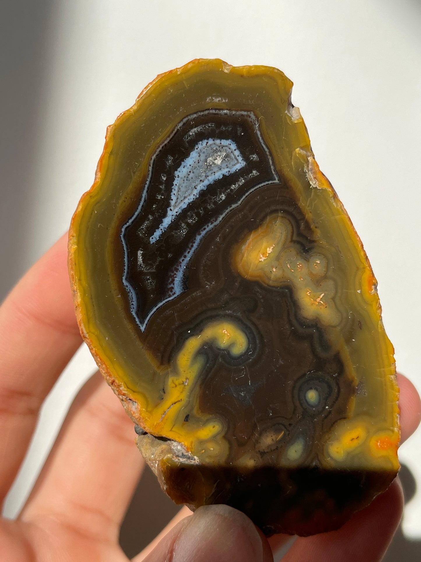 'Galactic Oracle' East Indonesian Face Pattern Agate