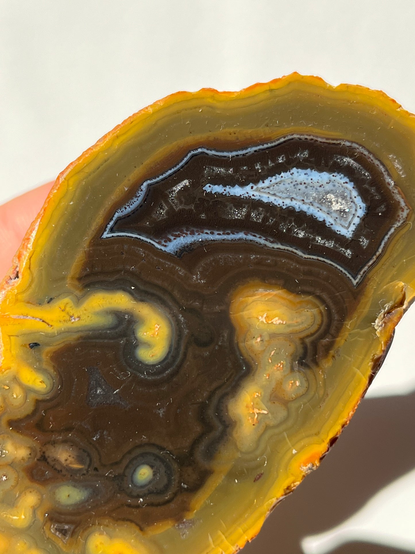 'Galactic Oracle' East Indonesian Face Pattern Agate