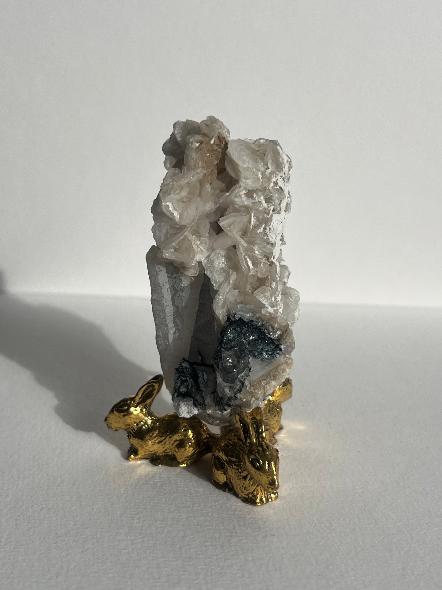 Midnight Bloom Quartz Specimen E