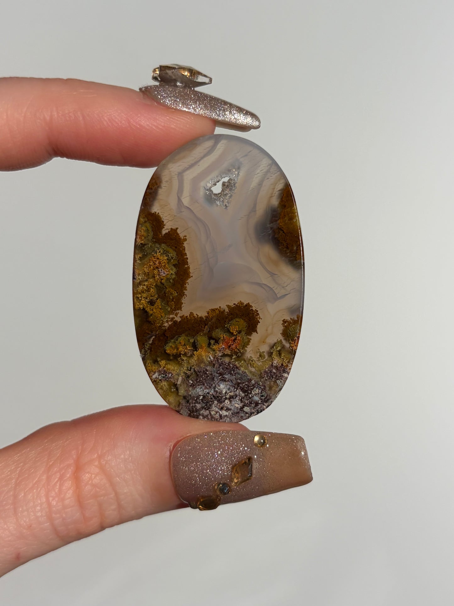 Nebula Agate Cabochon I