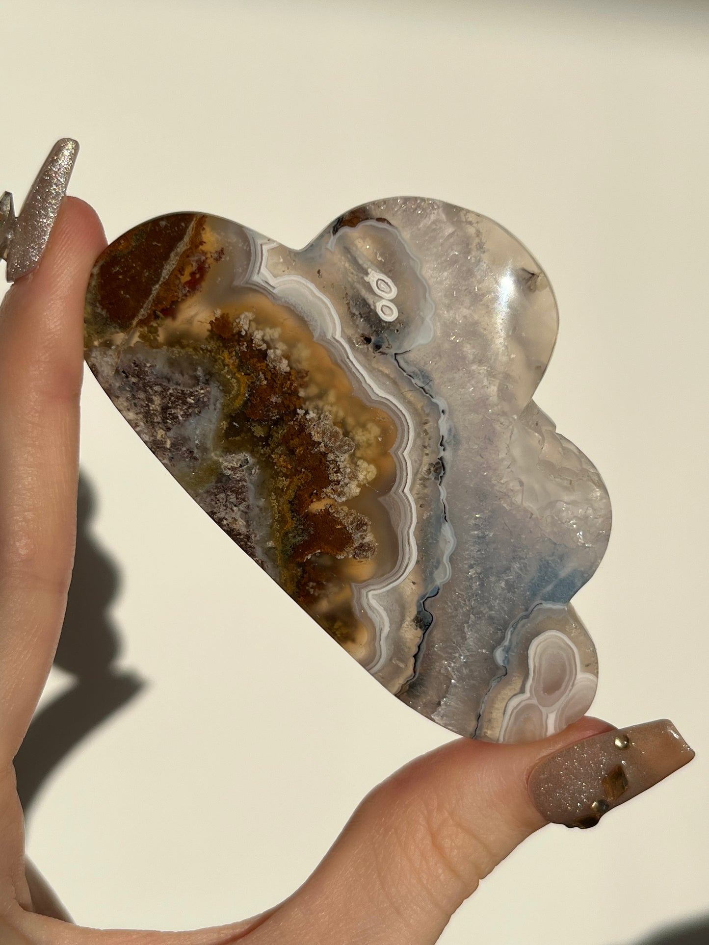 Nebula Agate Cloud Carving (You Choose)