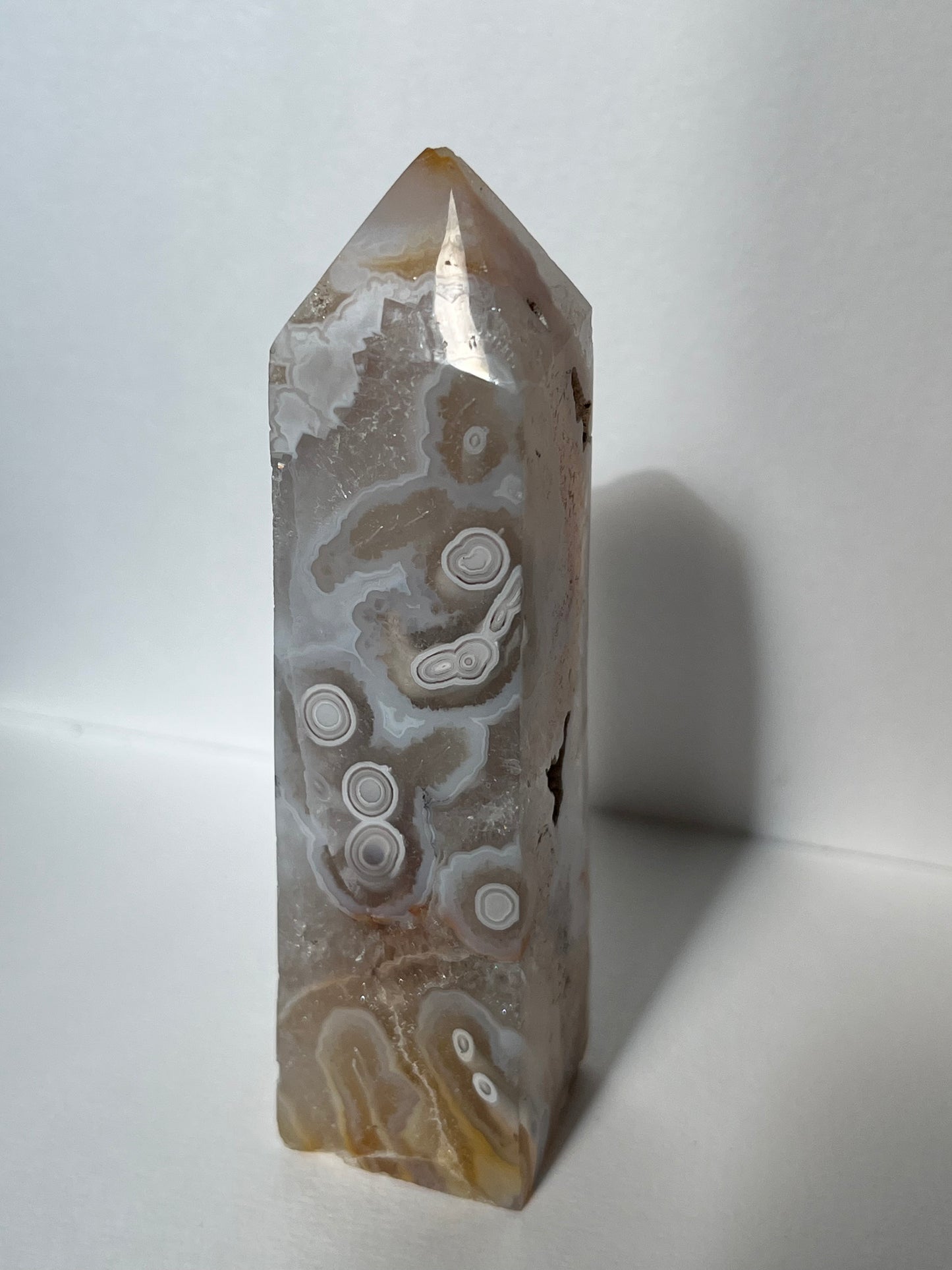 Orbicular Nebula Agate Tower A