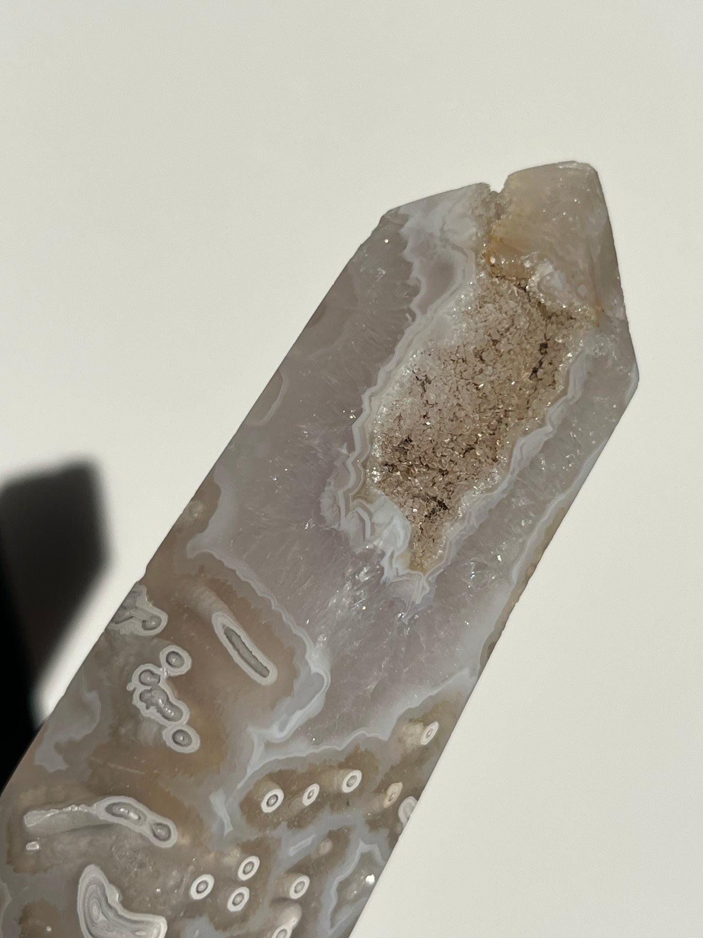 Orbicular Nebula Agate Tower J