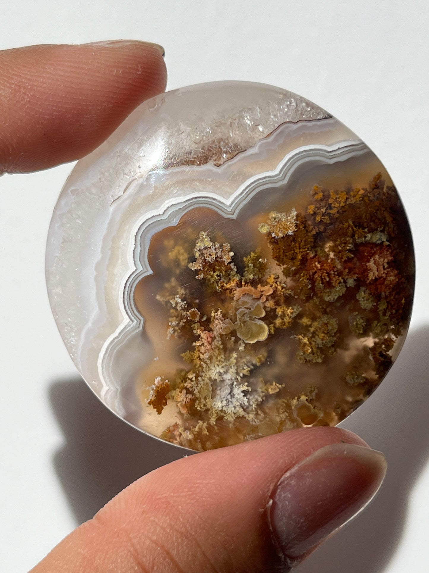 Nebula Agate Flat Stone (You Choose)