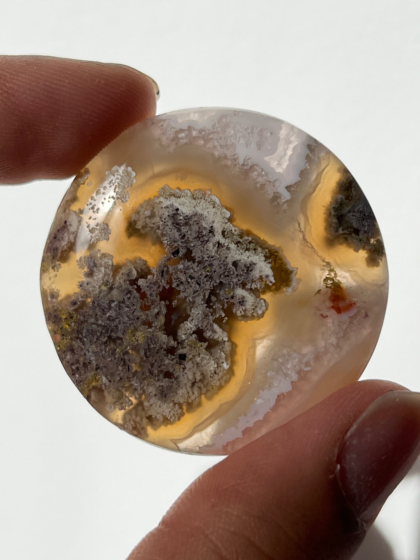 Nebula Agate Flat Stone (You Choose)