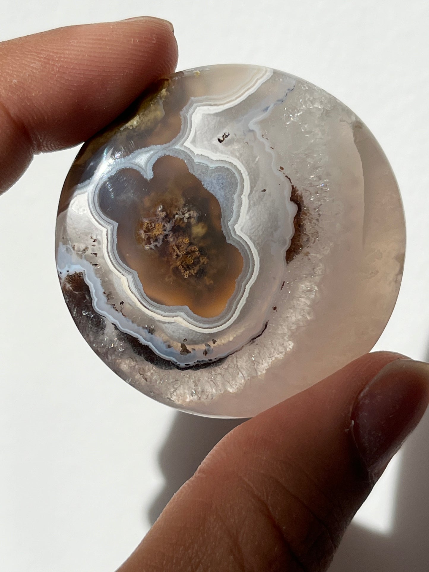 Nebula Agate Flat Stone (You Choose)