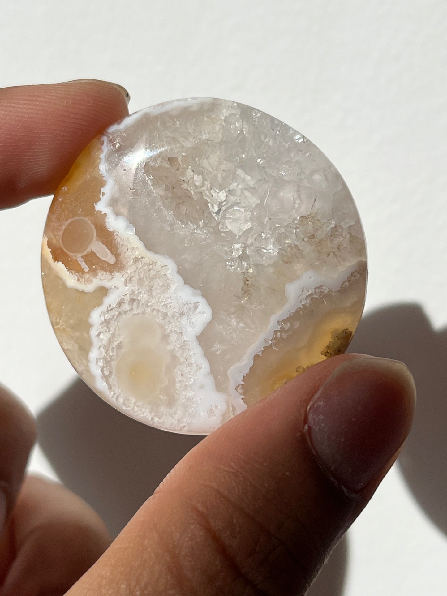 Nebula Agate Flat Stone (You Choose)