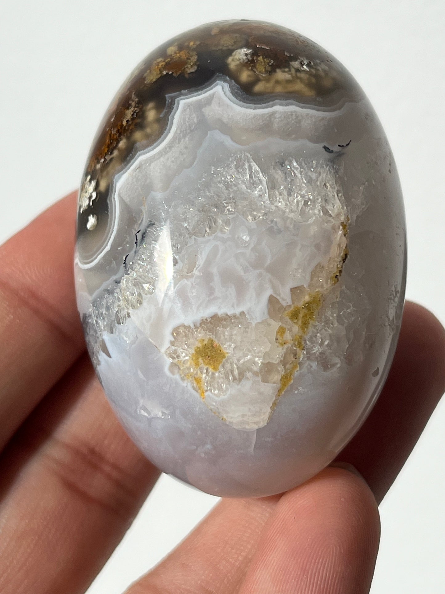 Nebula Agate Shiva Large (You Choose)