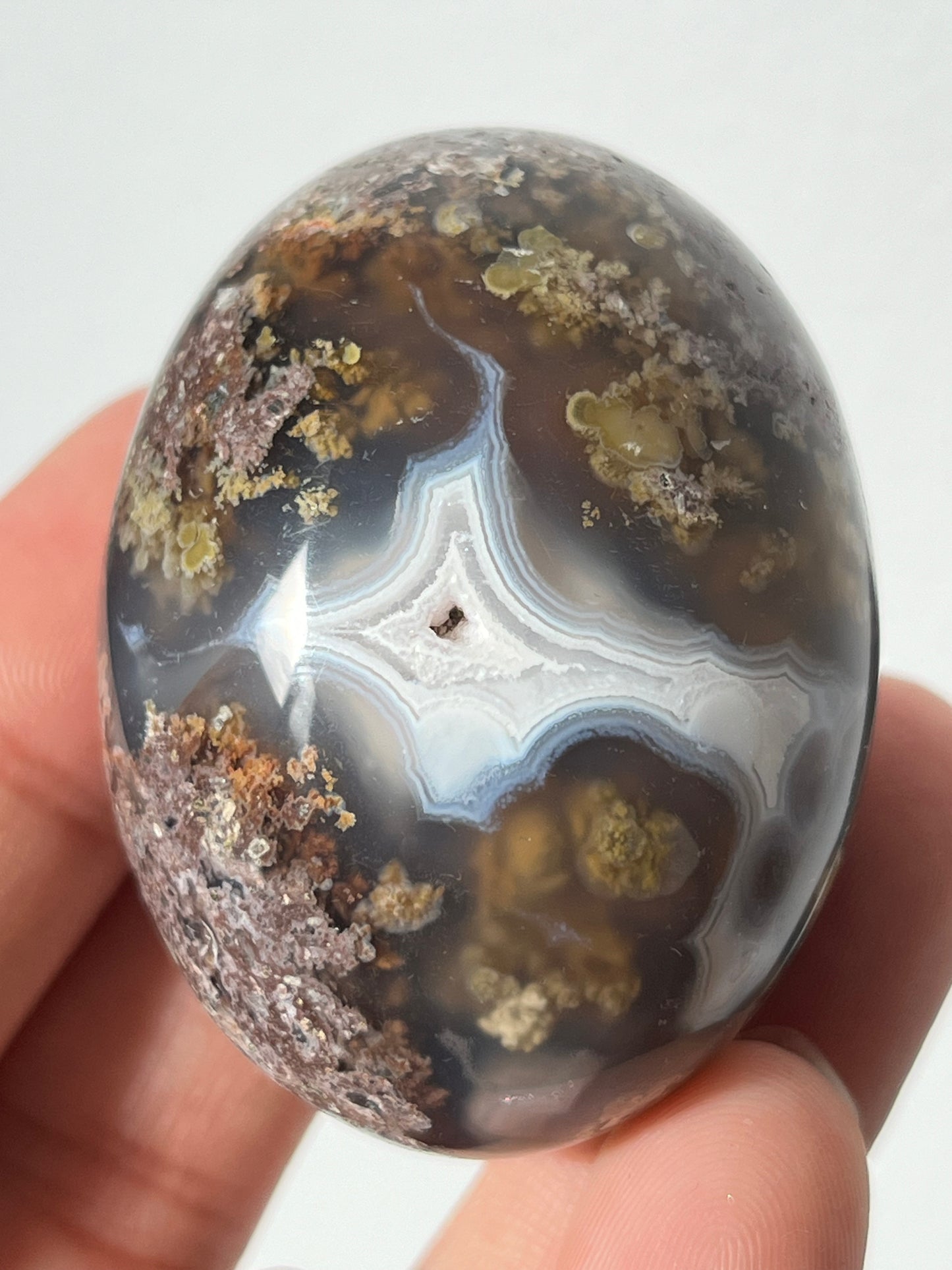 Nebula Agate Shiva Large (You Choose)