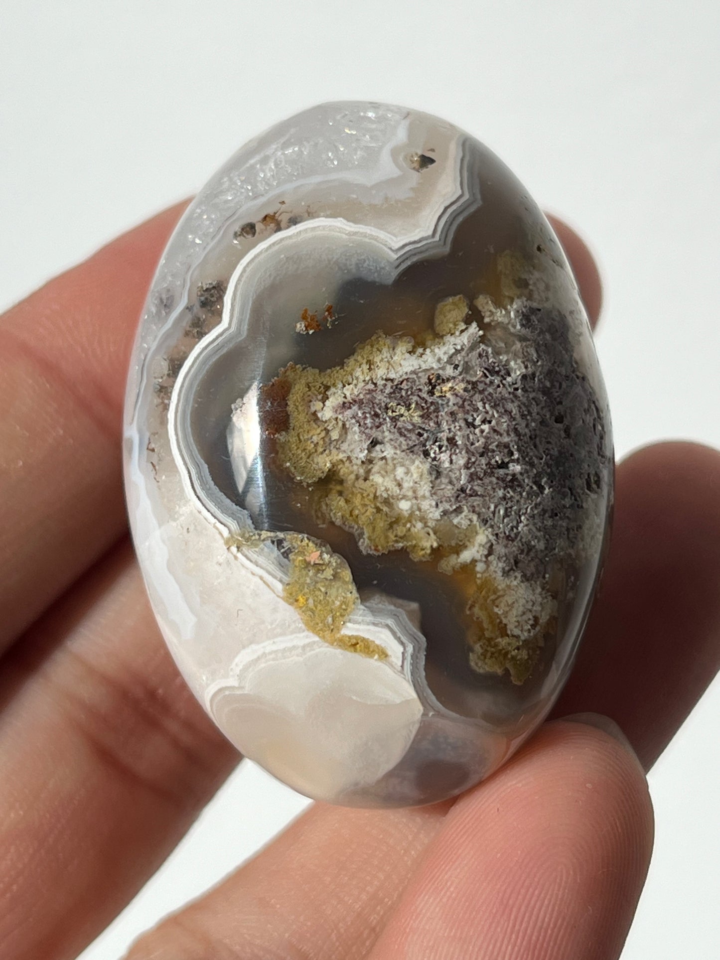 Nebula Agate Shiva Large (You Choose)