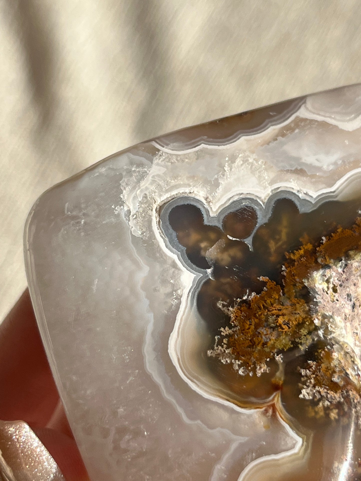 Nebula Agate and Scenic Moss Freeform L