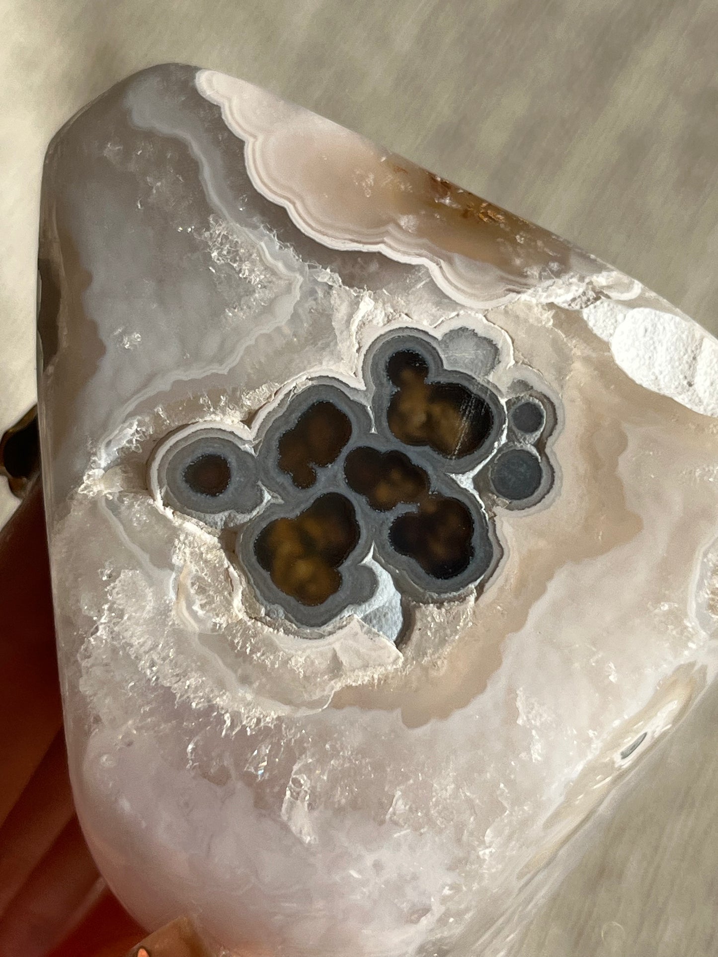 Nebula Agate and Scenic Moss Freeform L