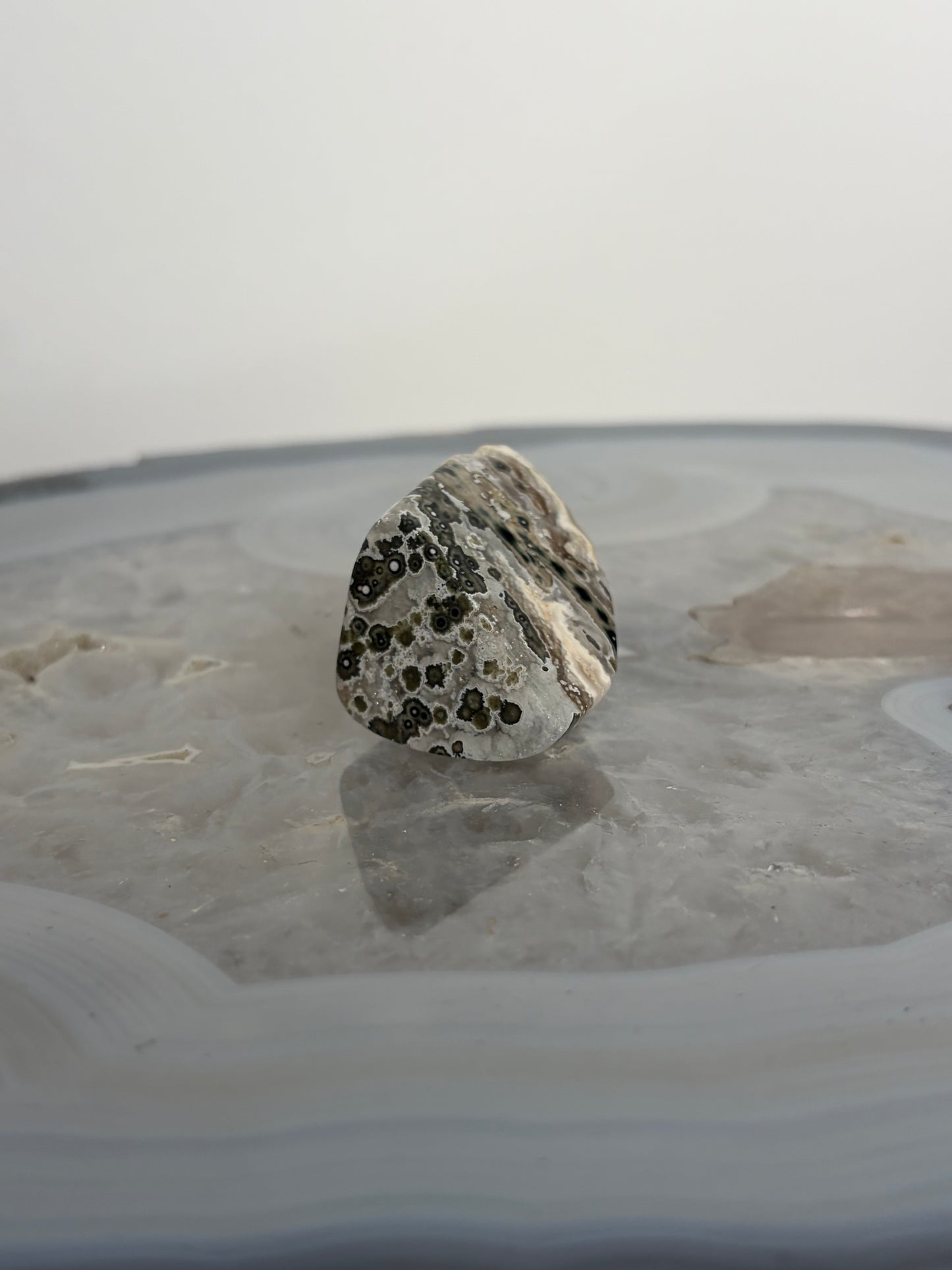 Druzy Orbicular Jasper Miniature Freeform G