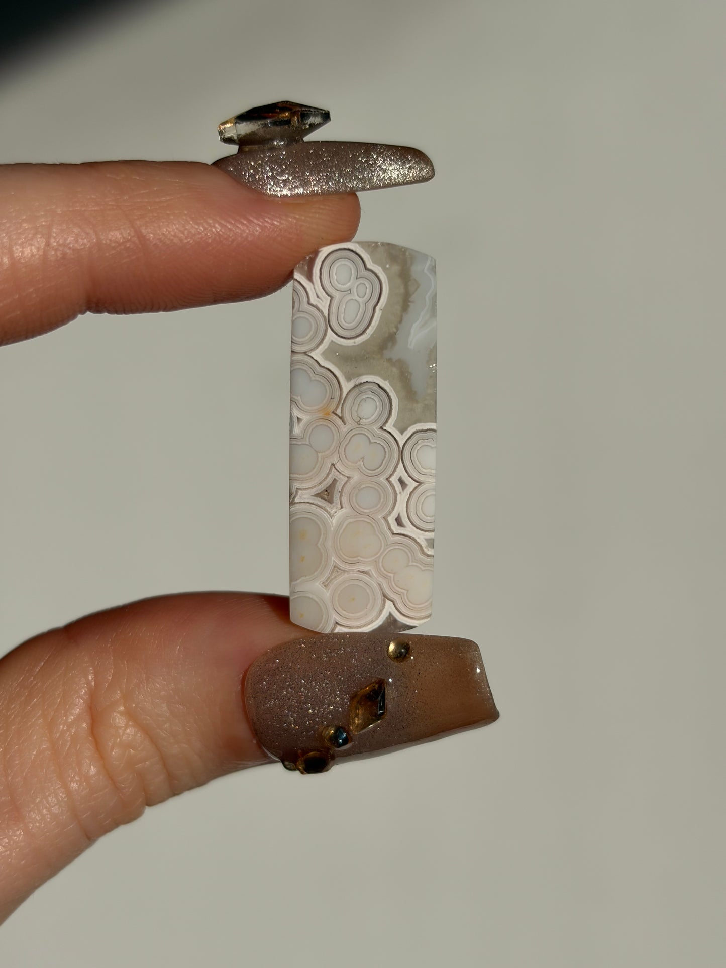 Old Stock Orbicular Nebula Agate Cabochon F (Mined 2023)