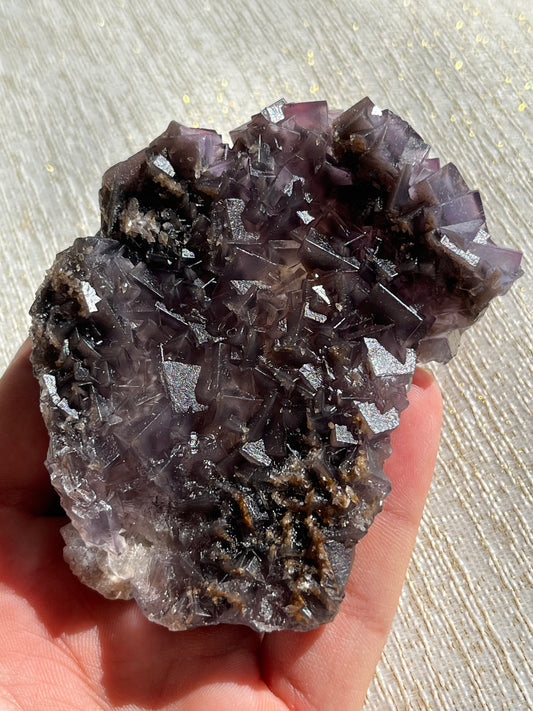 Purple Blue Fluorite Specimen C