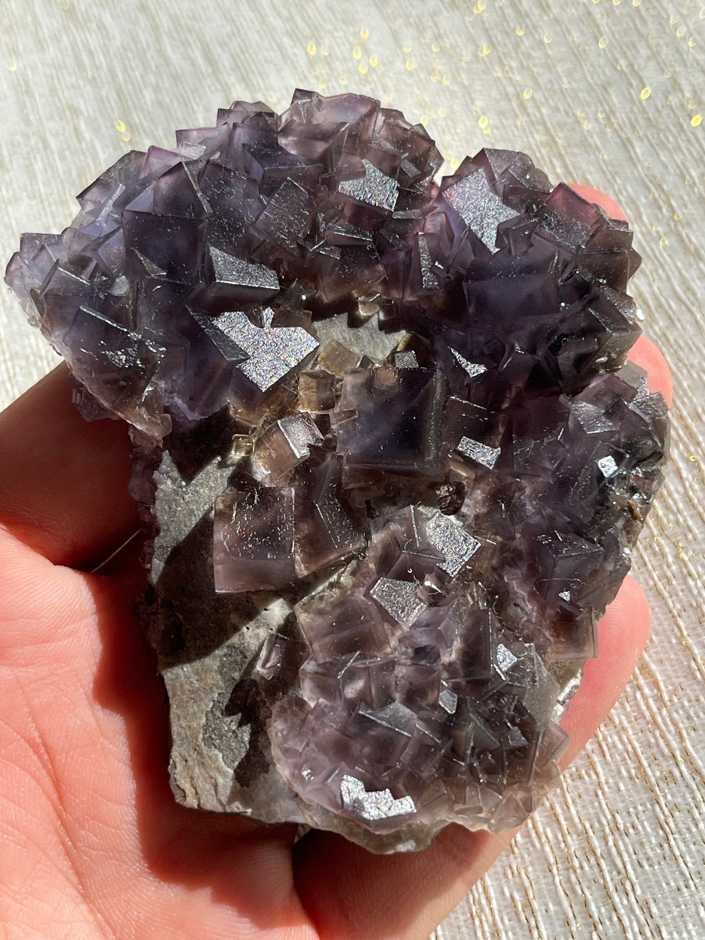 Purple Blue Fluorite Specimen C