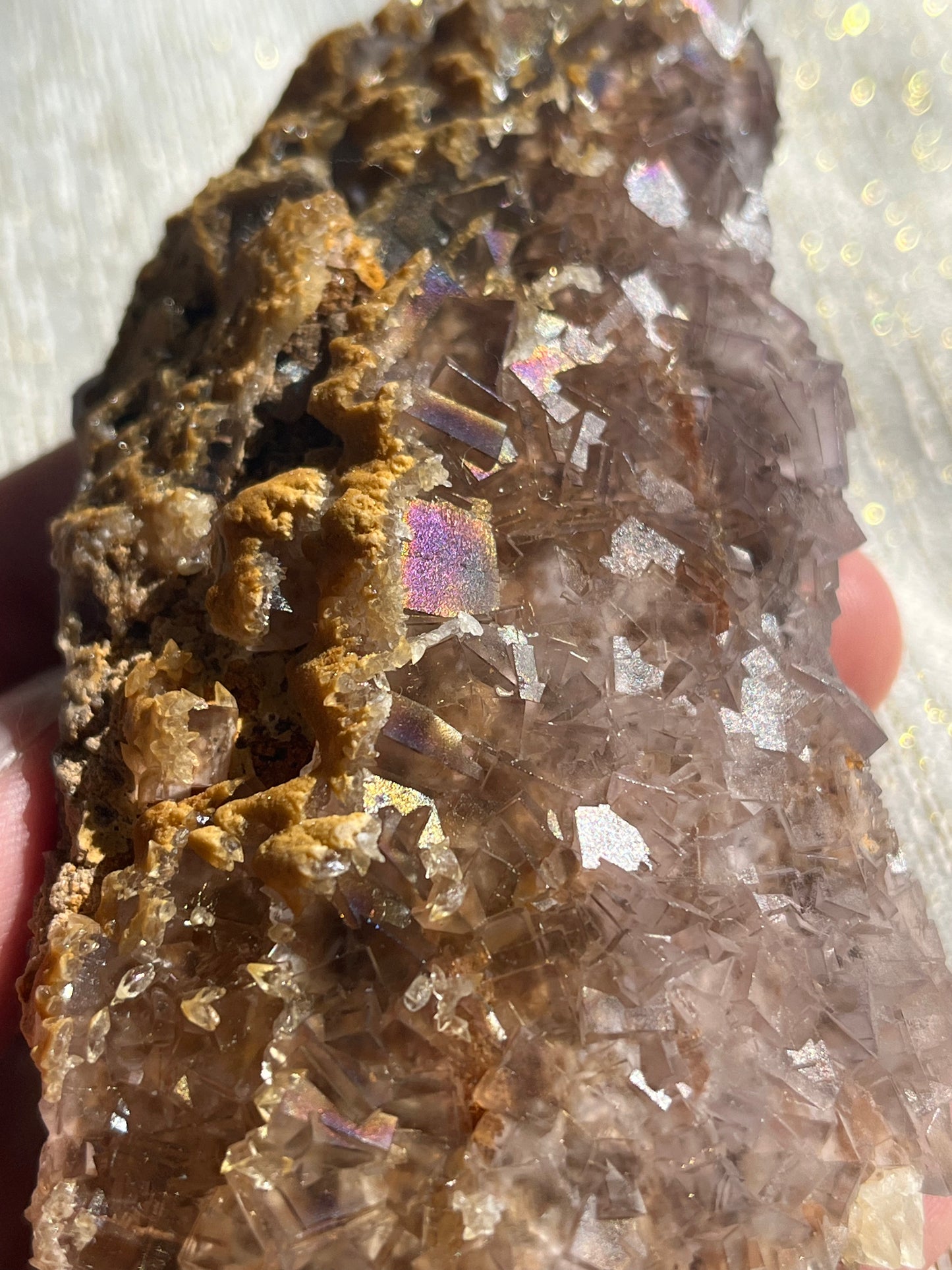 Iridescent Fluorite Specimen A