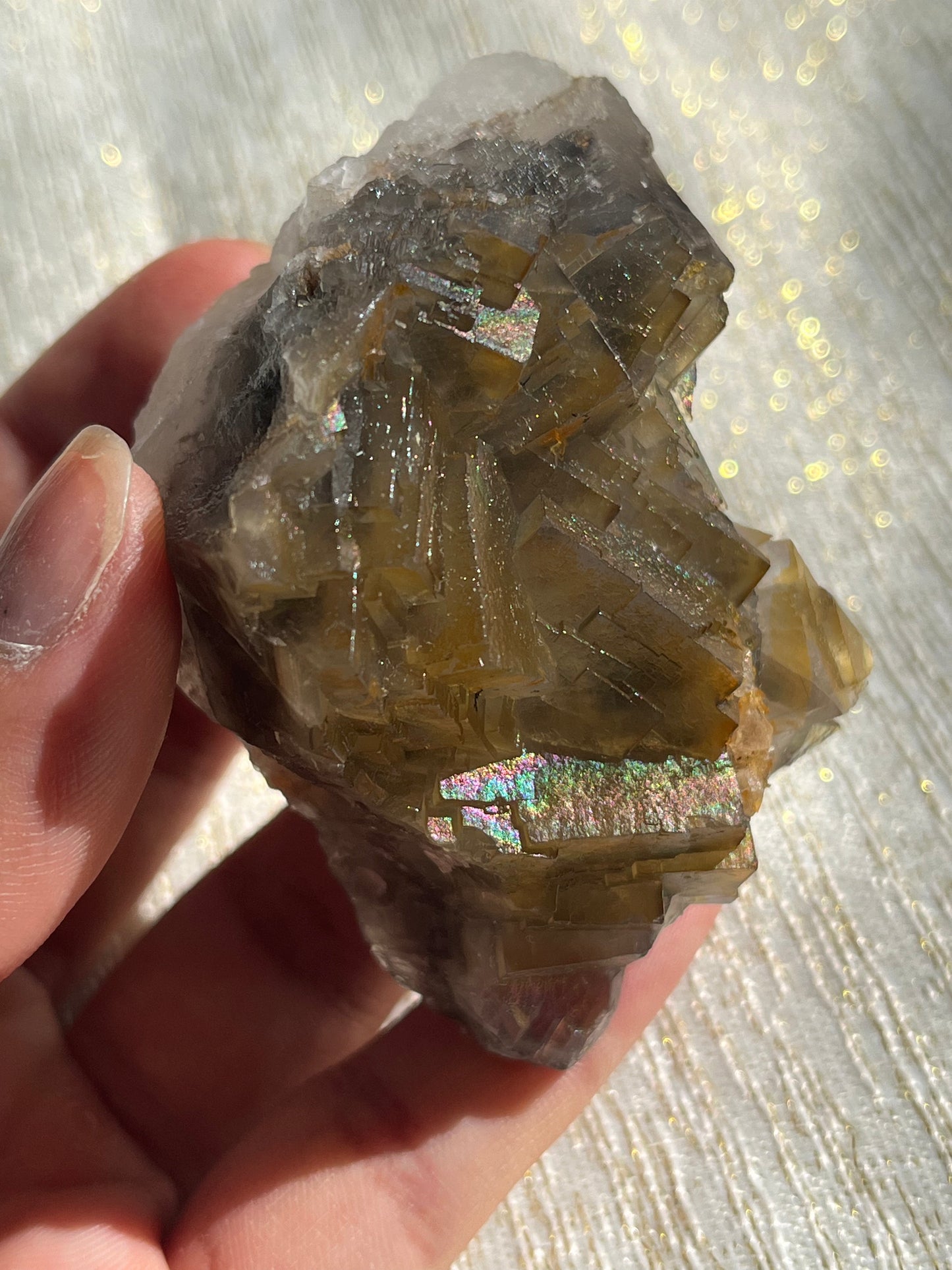 Iridescent Fluorite Specimen F