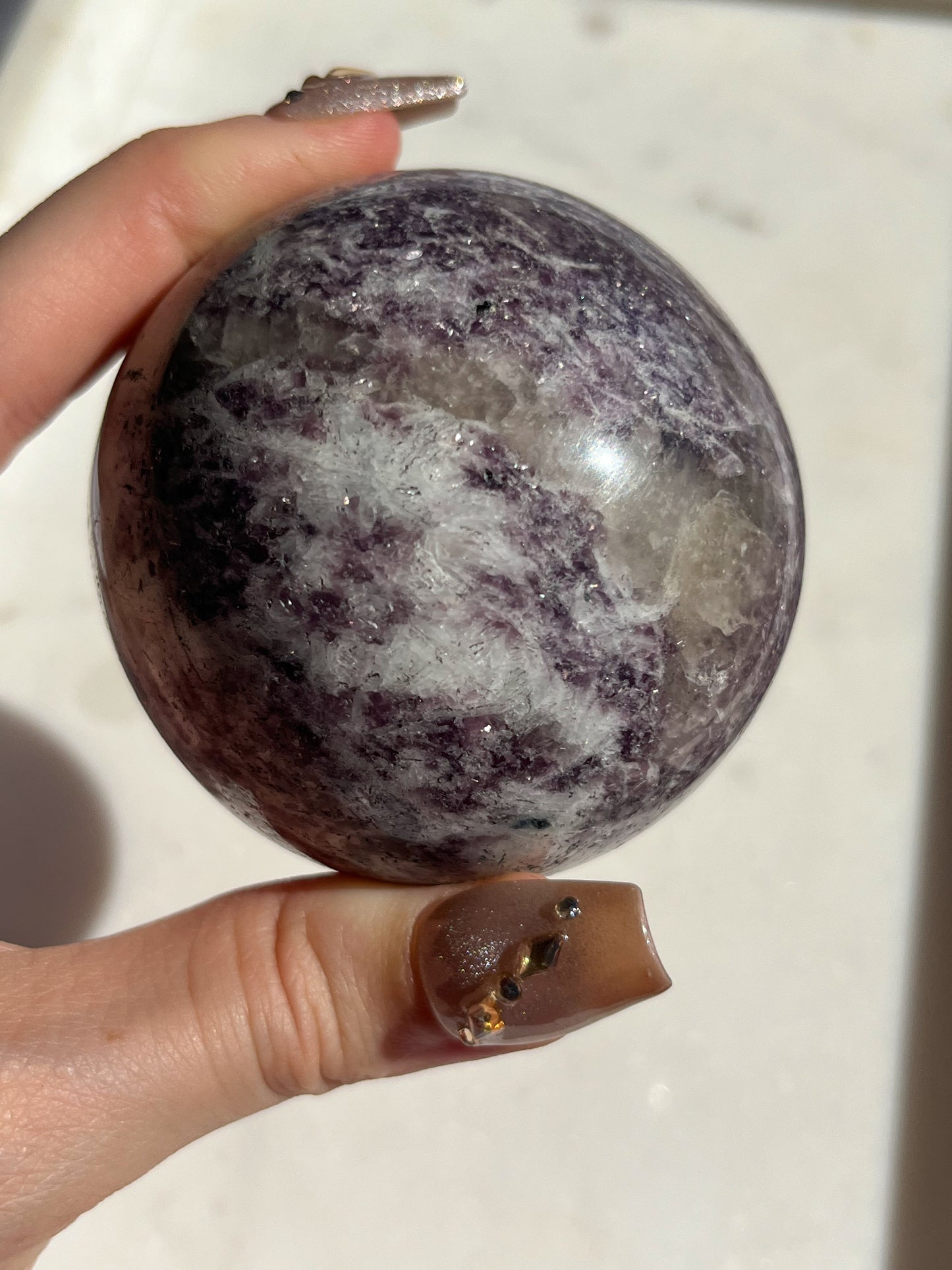 伟晶岩 8 毫米珠子手链