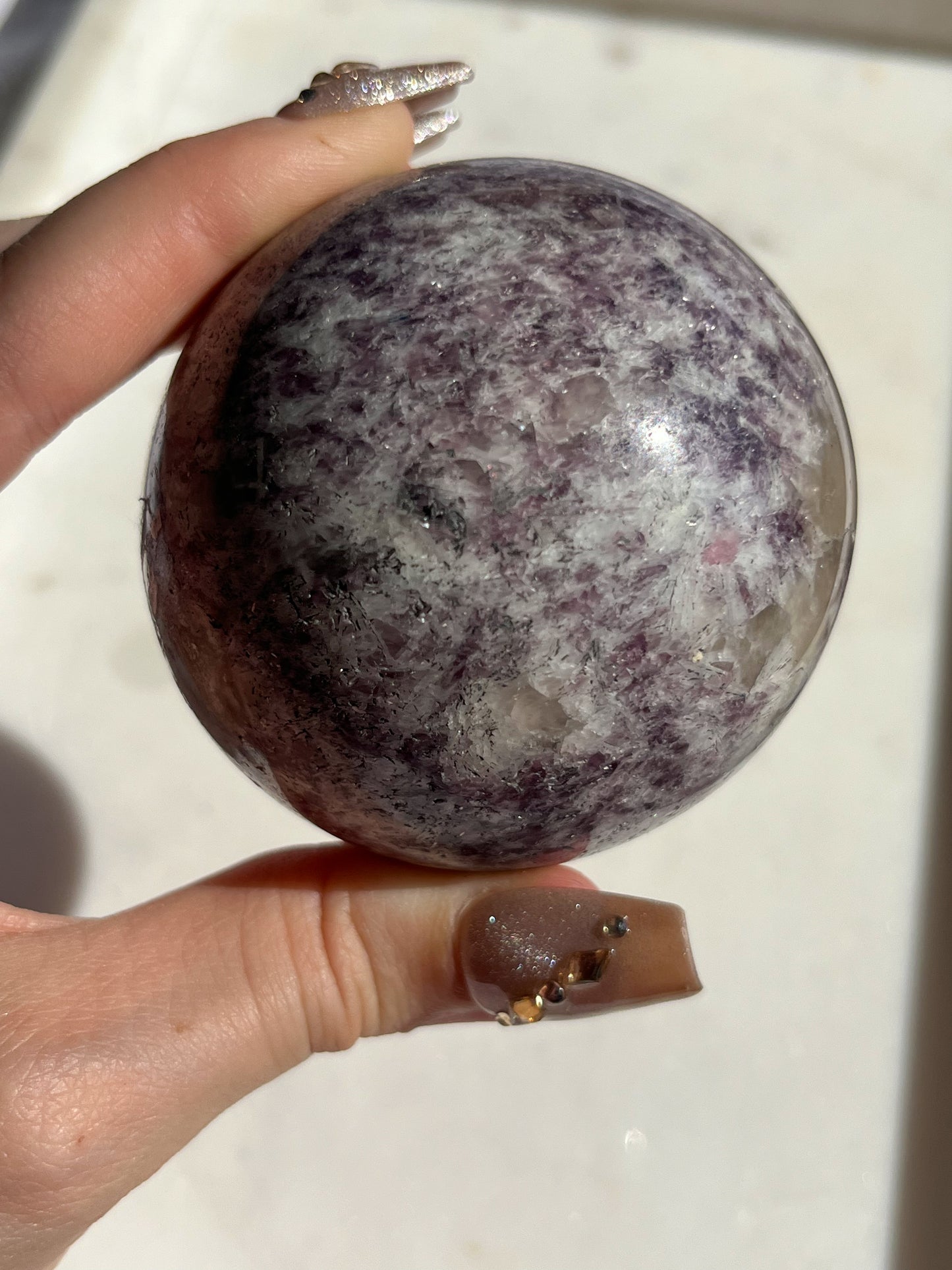 伟晶岩 8 毫米珠子手链