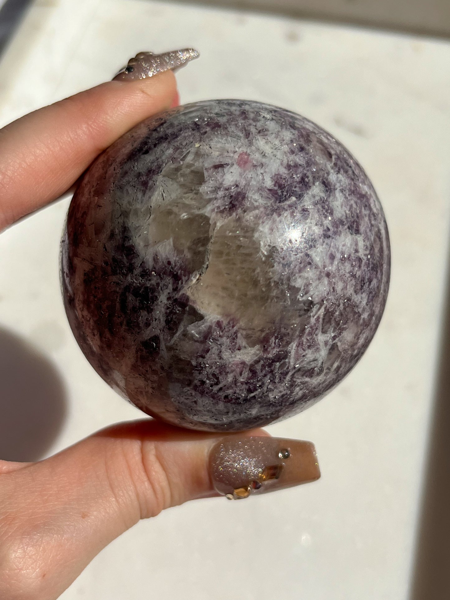 伟晶岩 8 毫米珠子手链