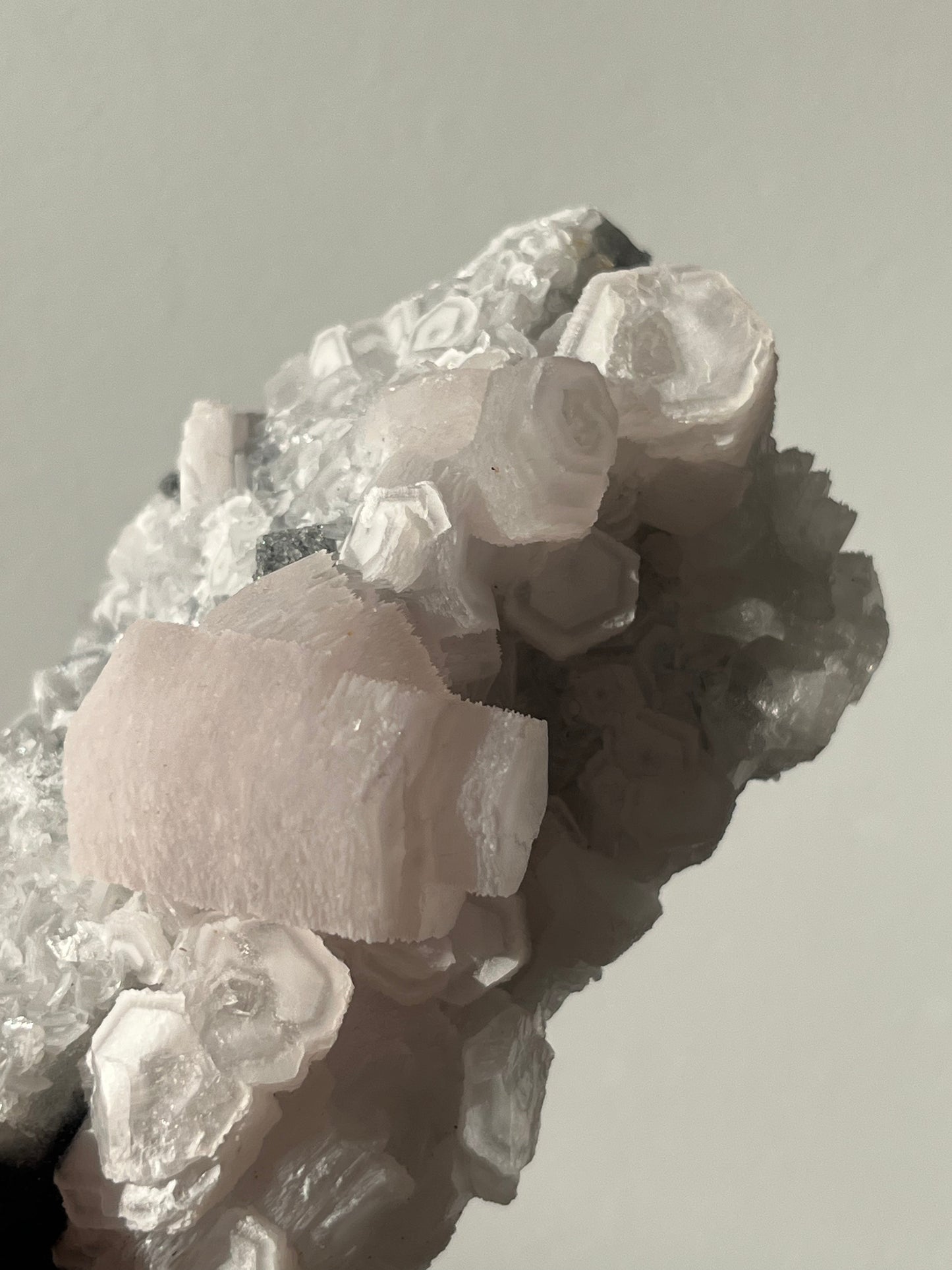 Pink Coin Calcite Specimen A