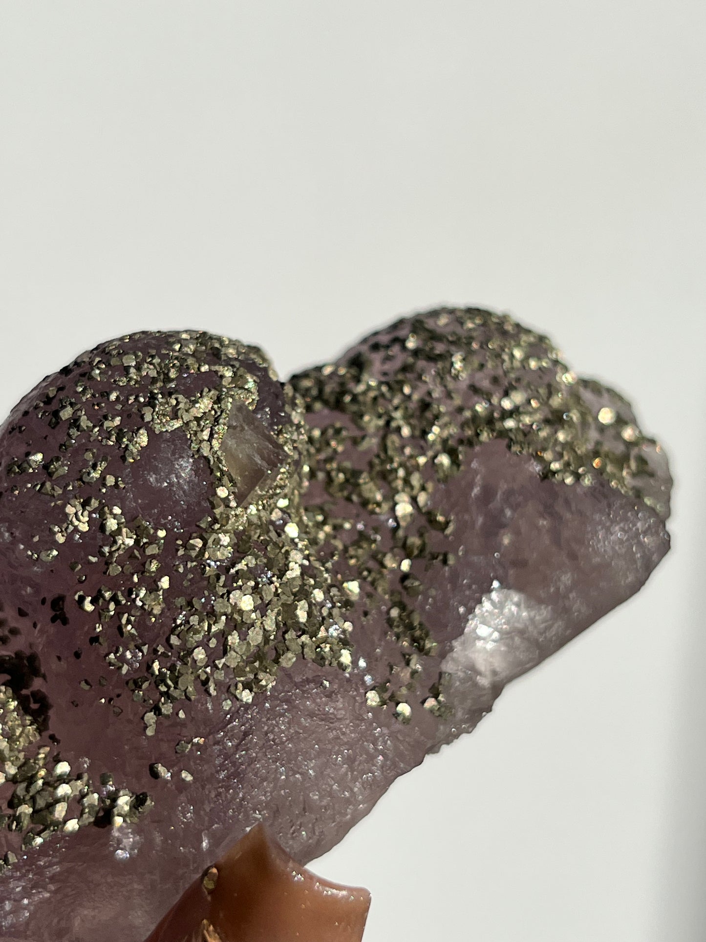 Botryoidal Purple Fluorite with Pyrite and Barite Specimen A (Collector's Choice)