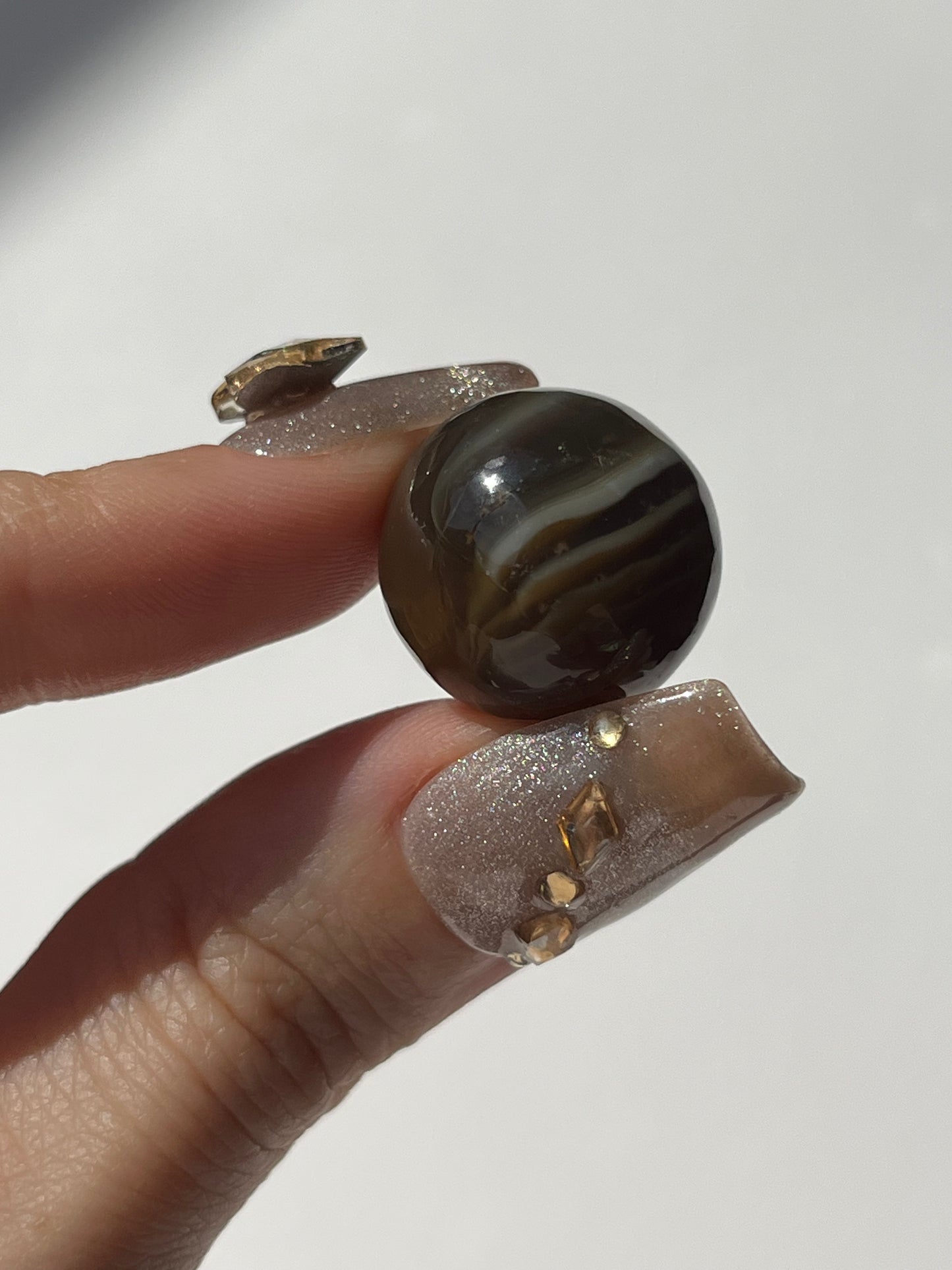 Banded East Indonesian Agate Sphere (You Choose)