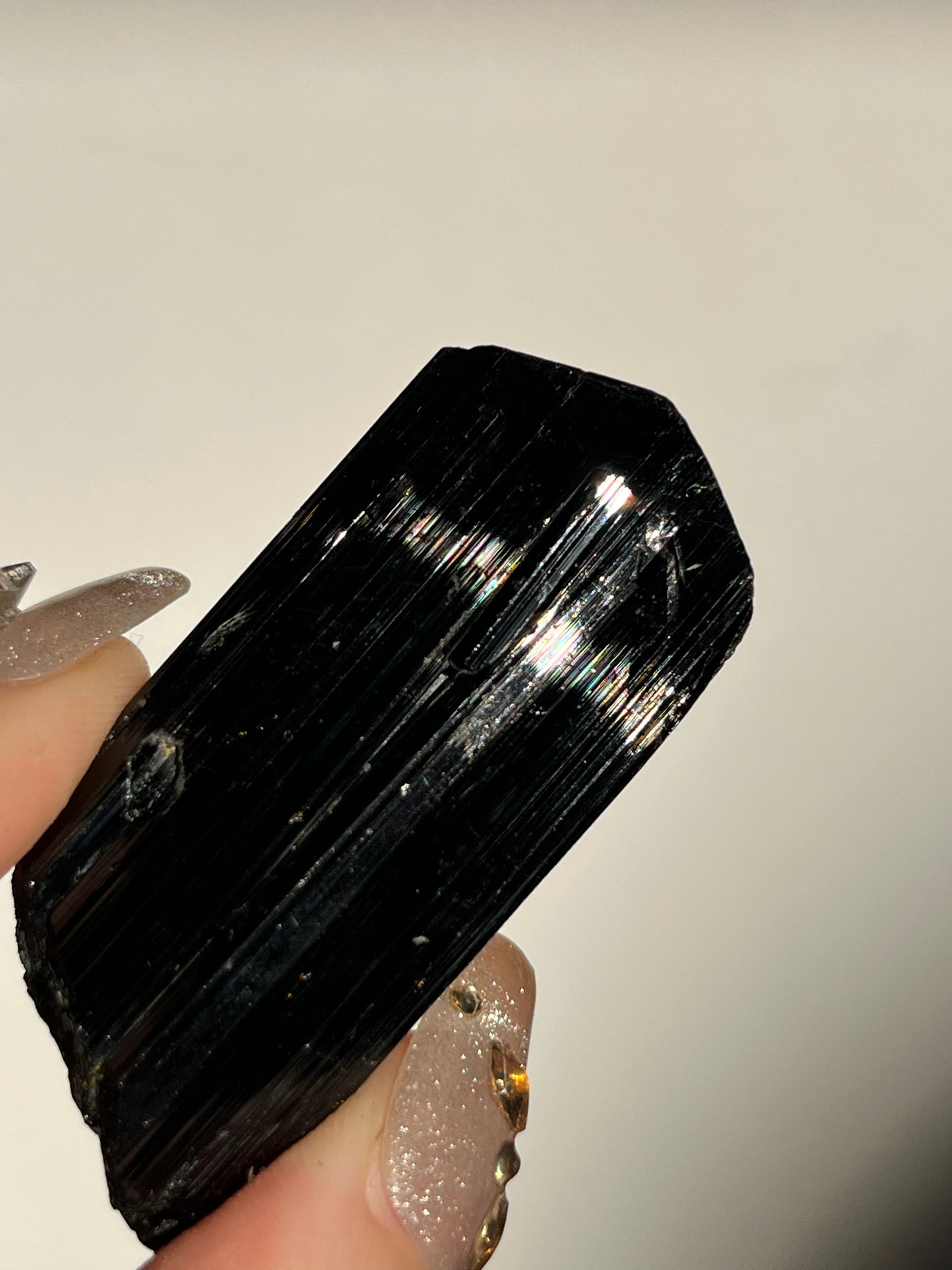 Dravite and Black Schorl Tourmaline with Muscovite Specimen B