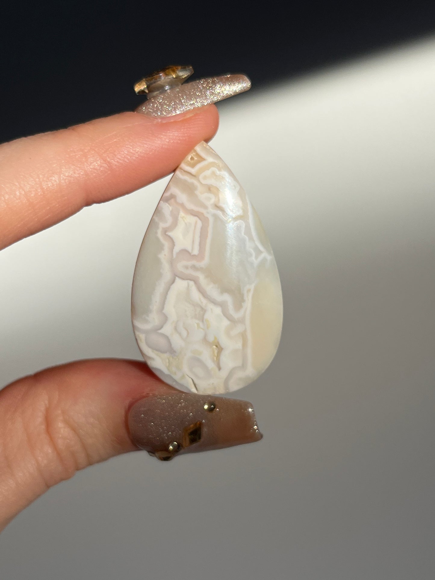 Soleia Agate Teardrop Cabochon (You Choose)