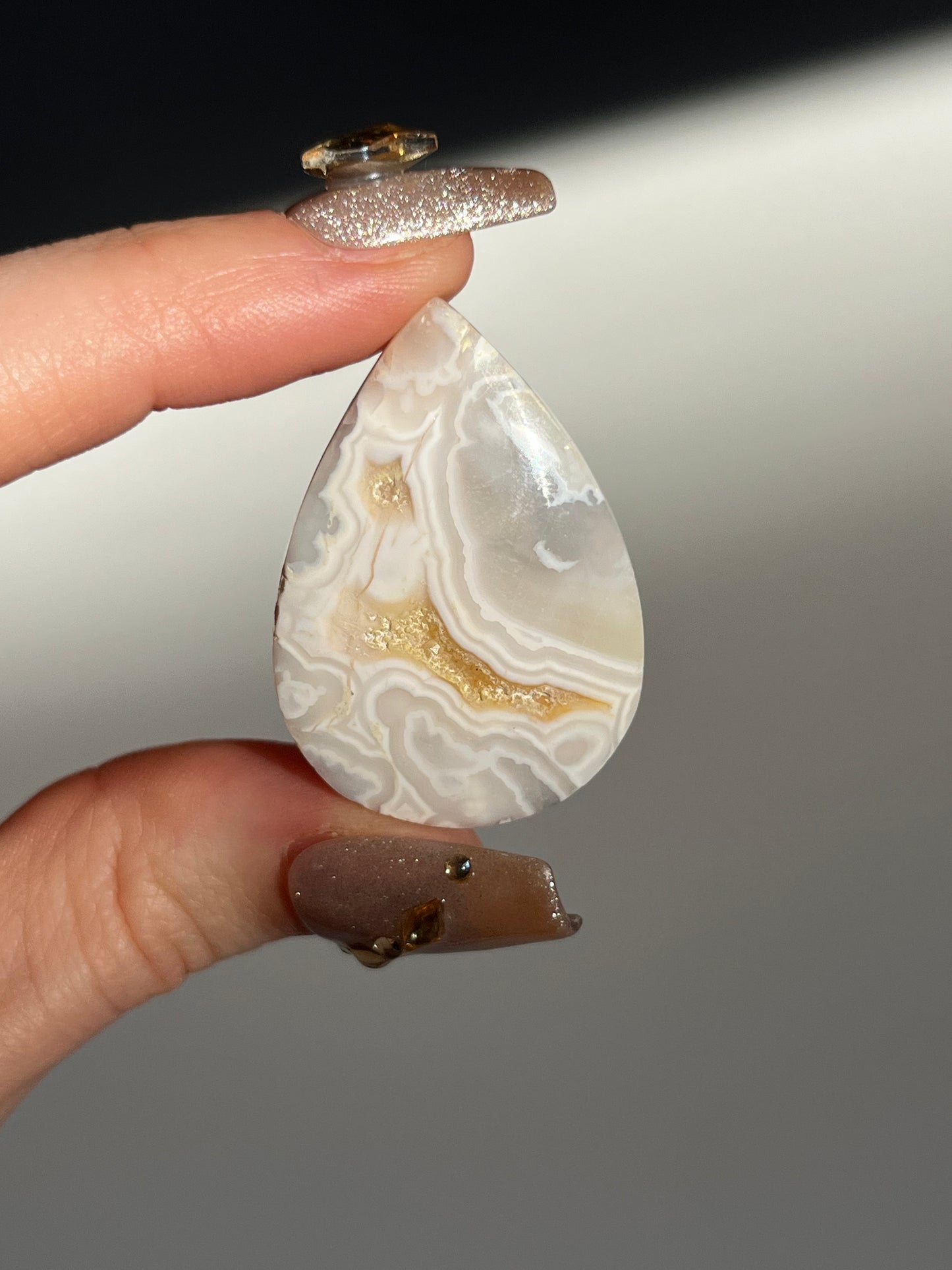 Soleia Agate Teardrop Cabochon (You Choose)