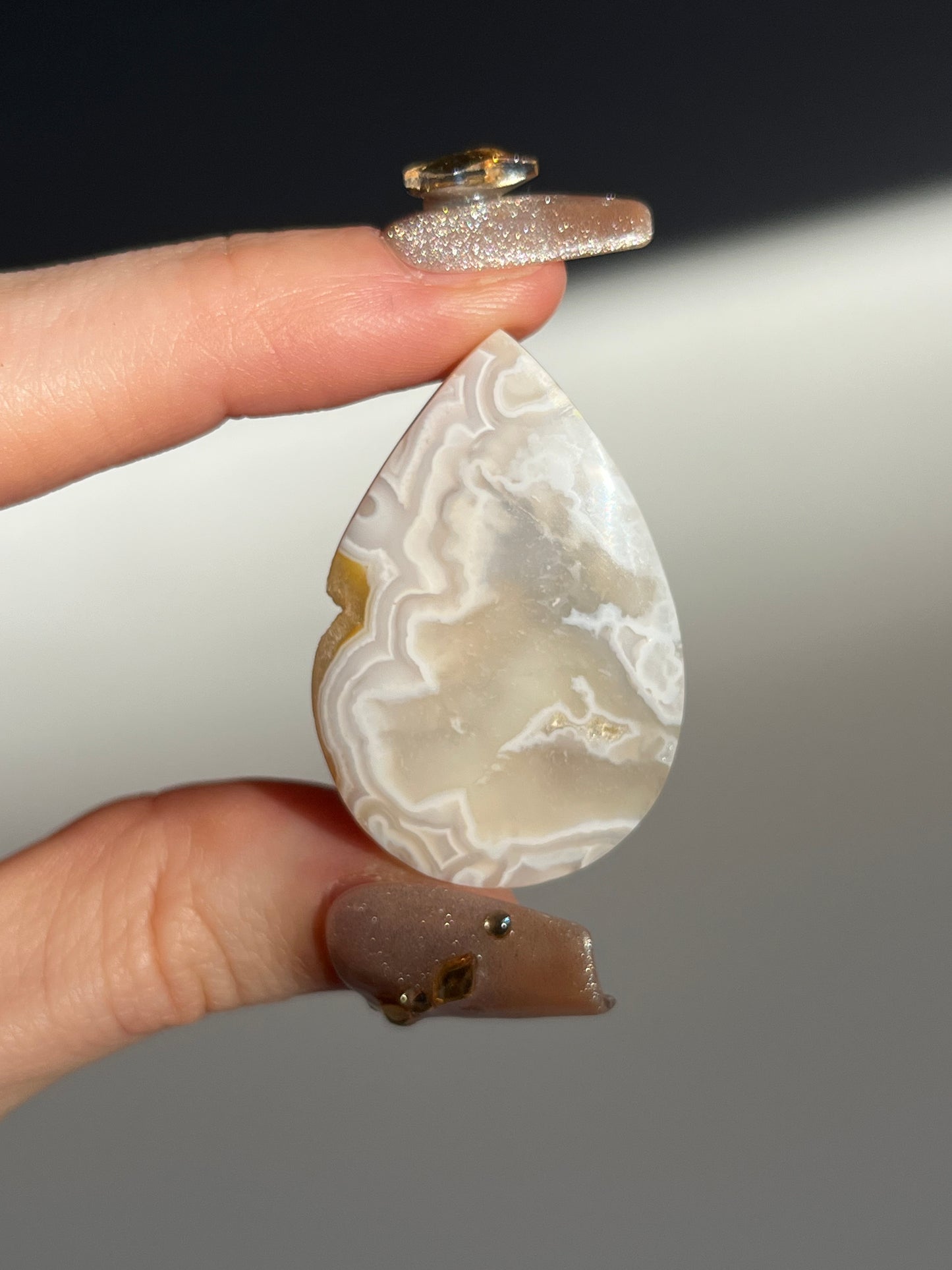 Soleia Agate Teardrop Cabochon (You Choose)