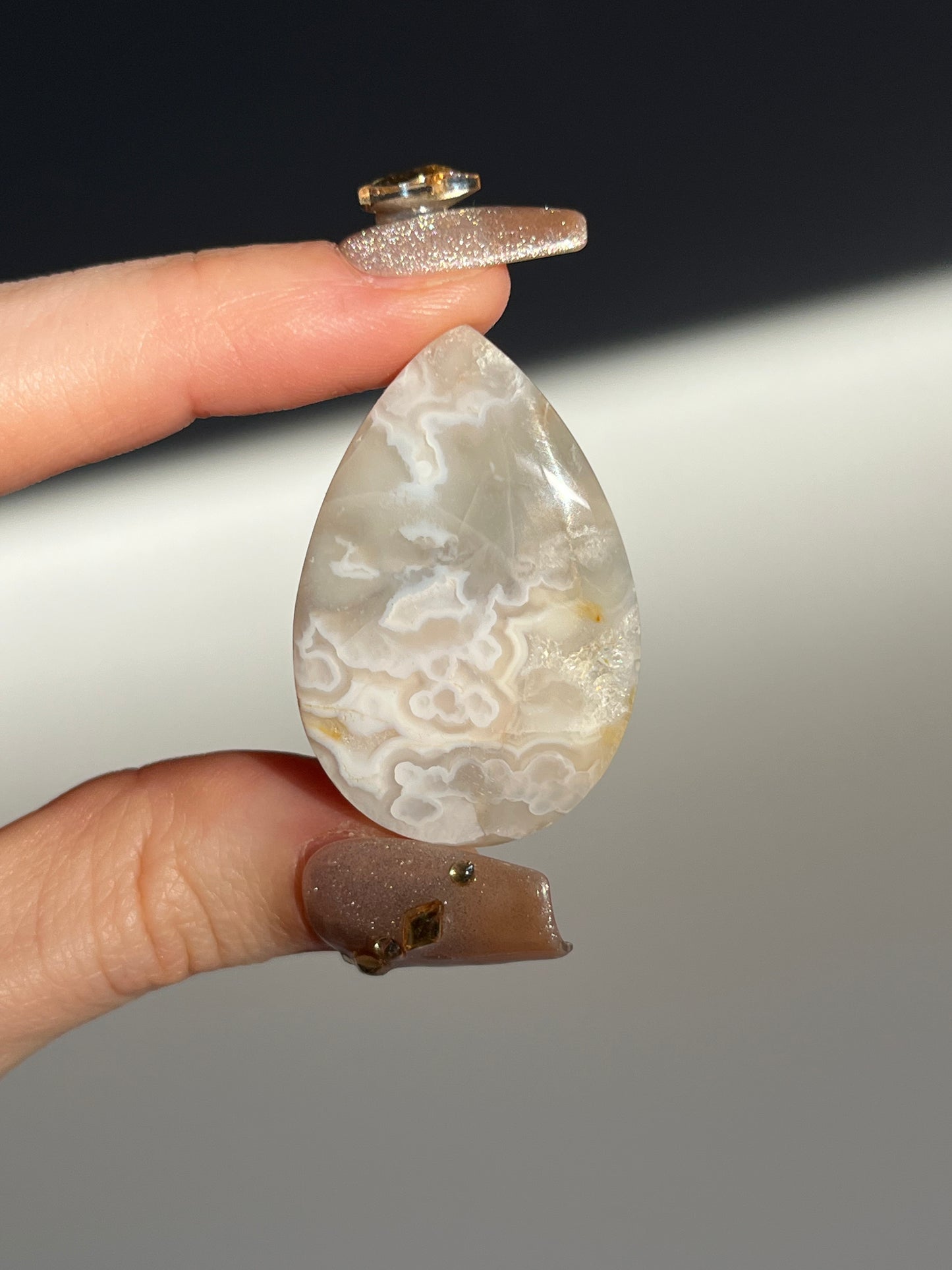 Soleia Agate Teardrop Cabochon (You Choose)