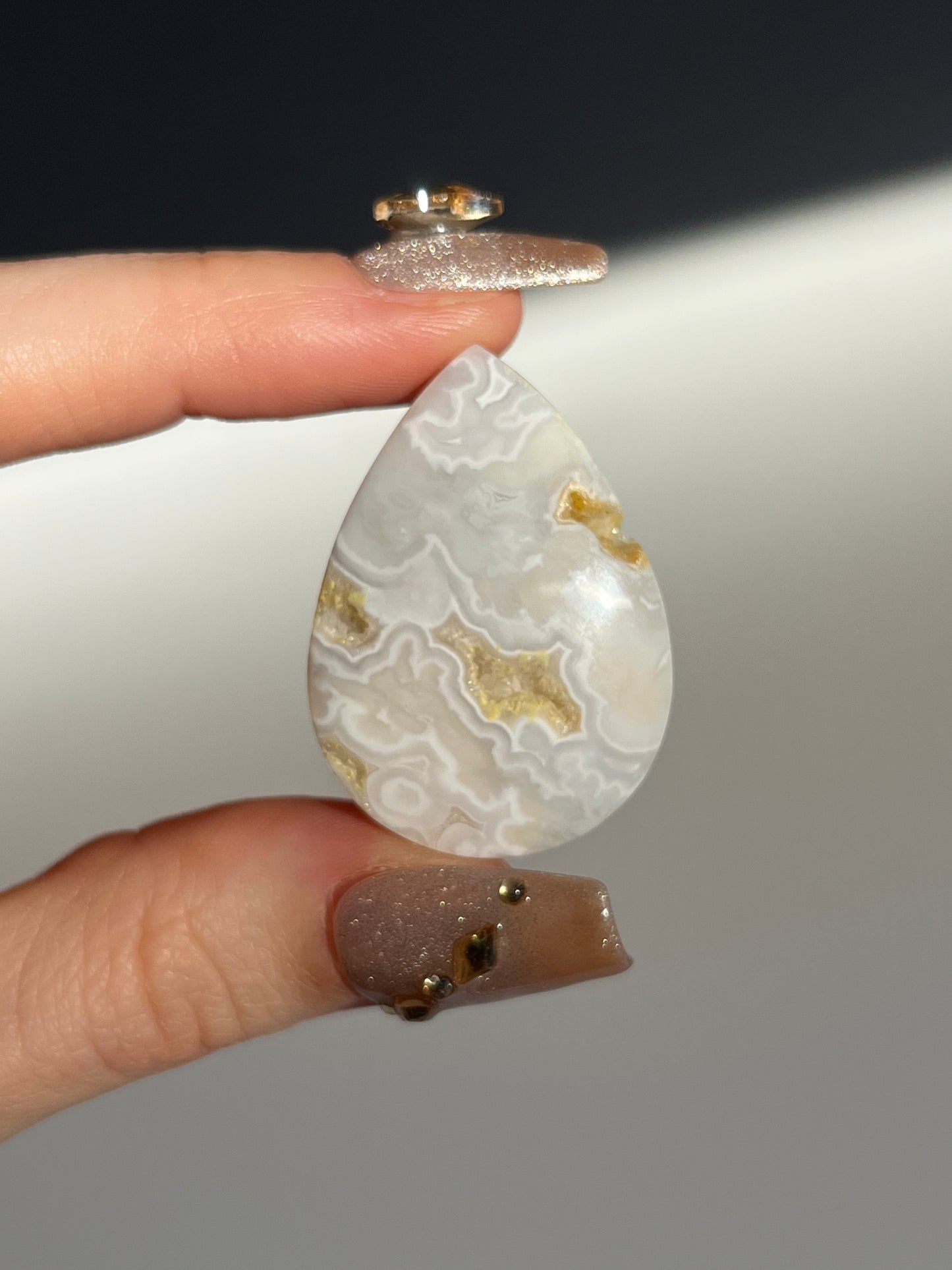 Soleia Agate Teardrop Cabochon (You Choose)
