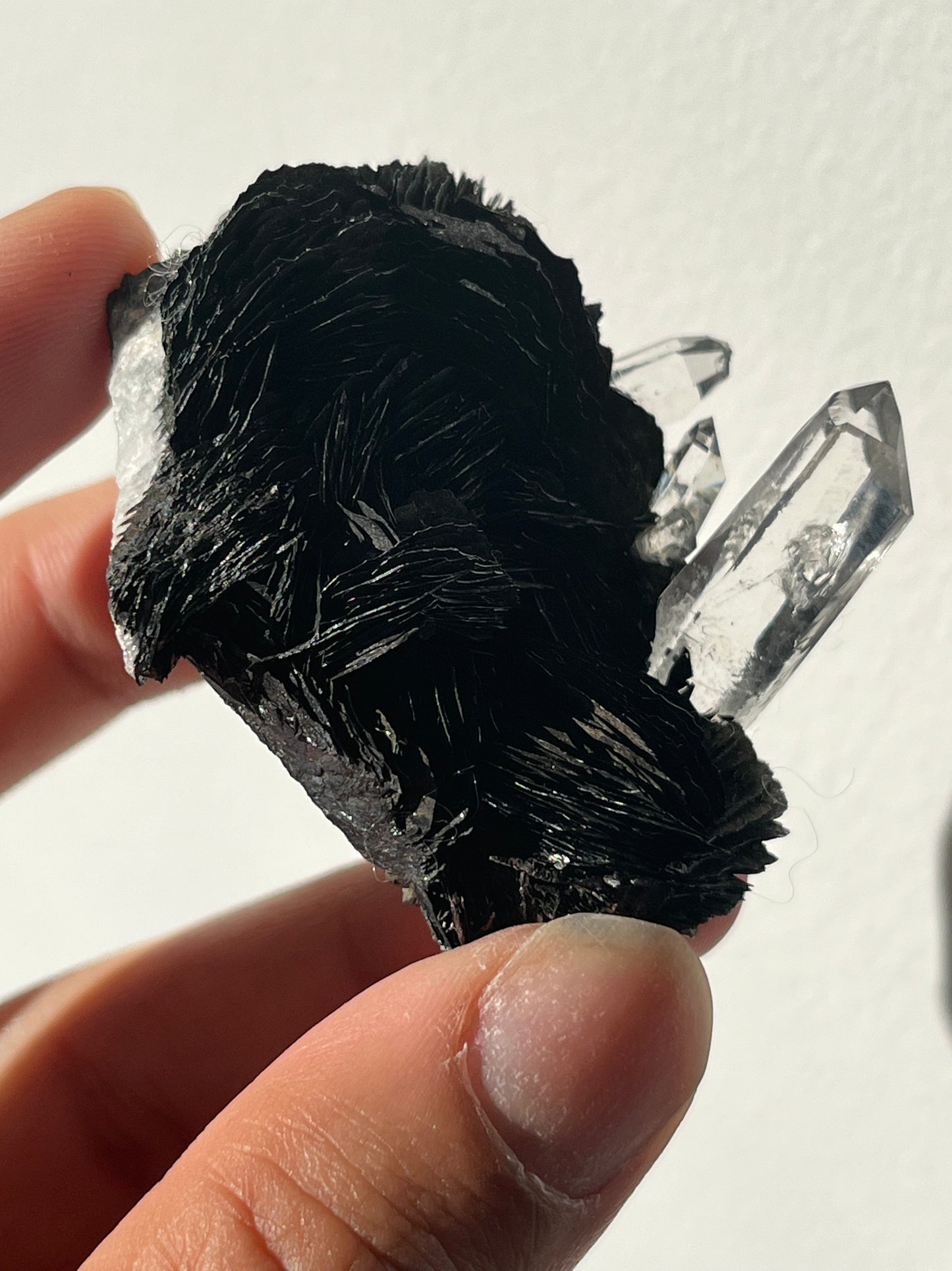 Specularite and Quartz Cluster D