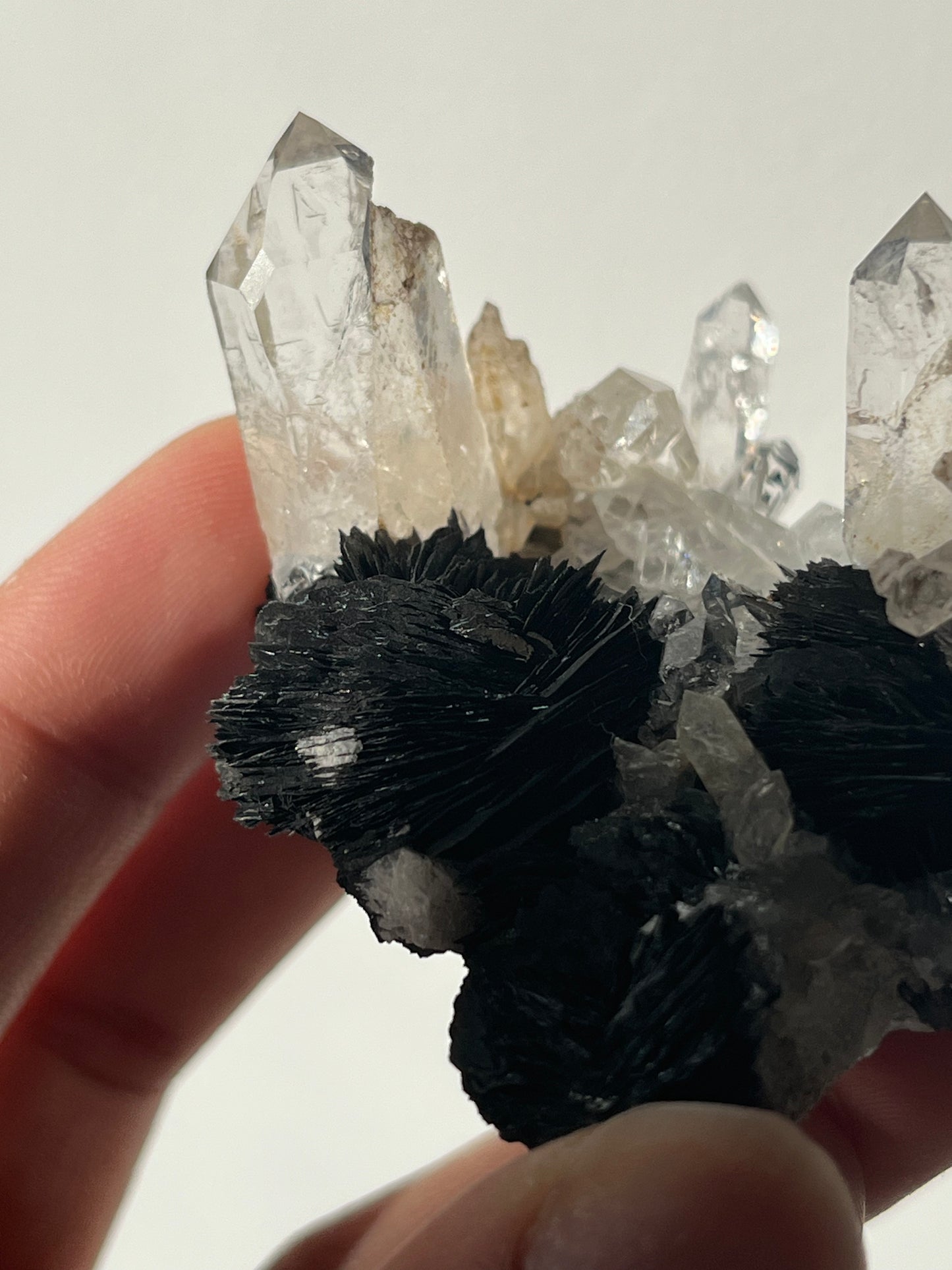 Specularite and Quartz Cluster G