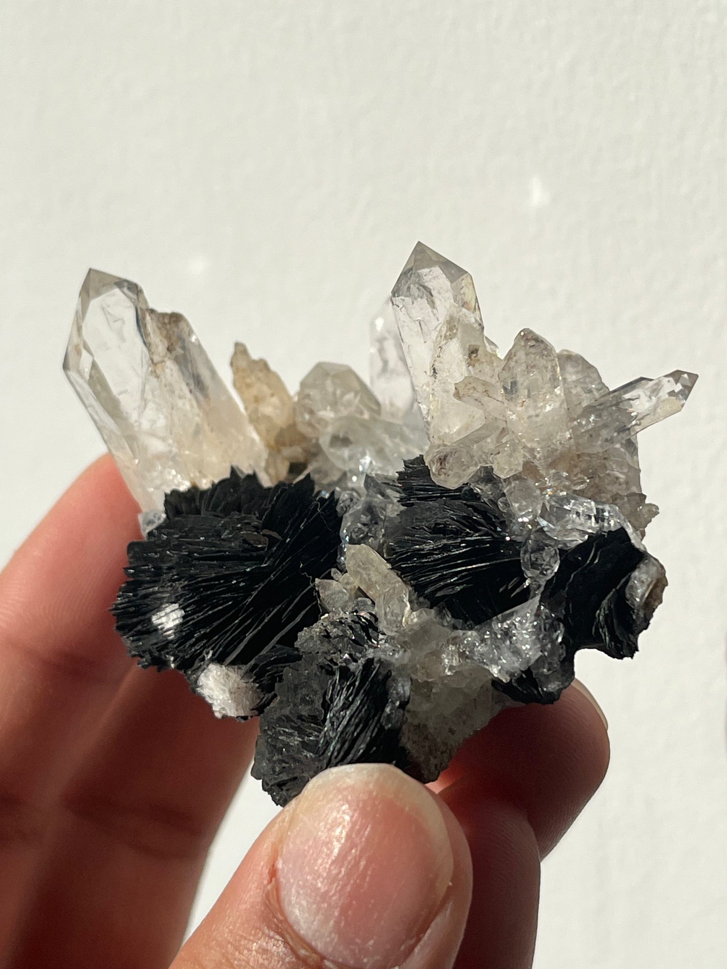Specularite and Quartz Cluster G